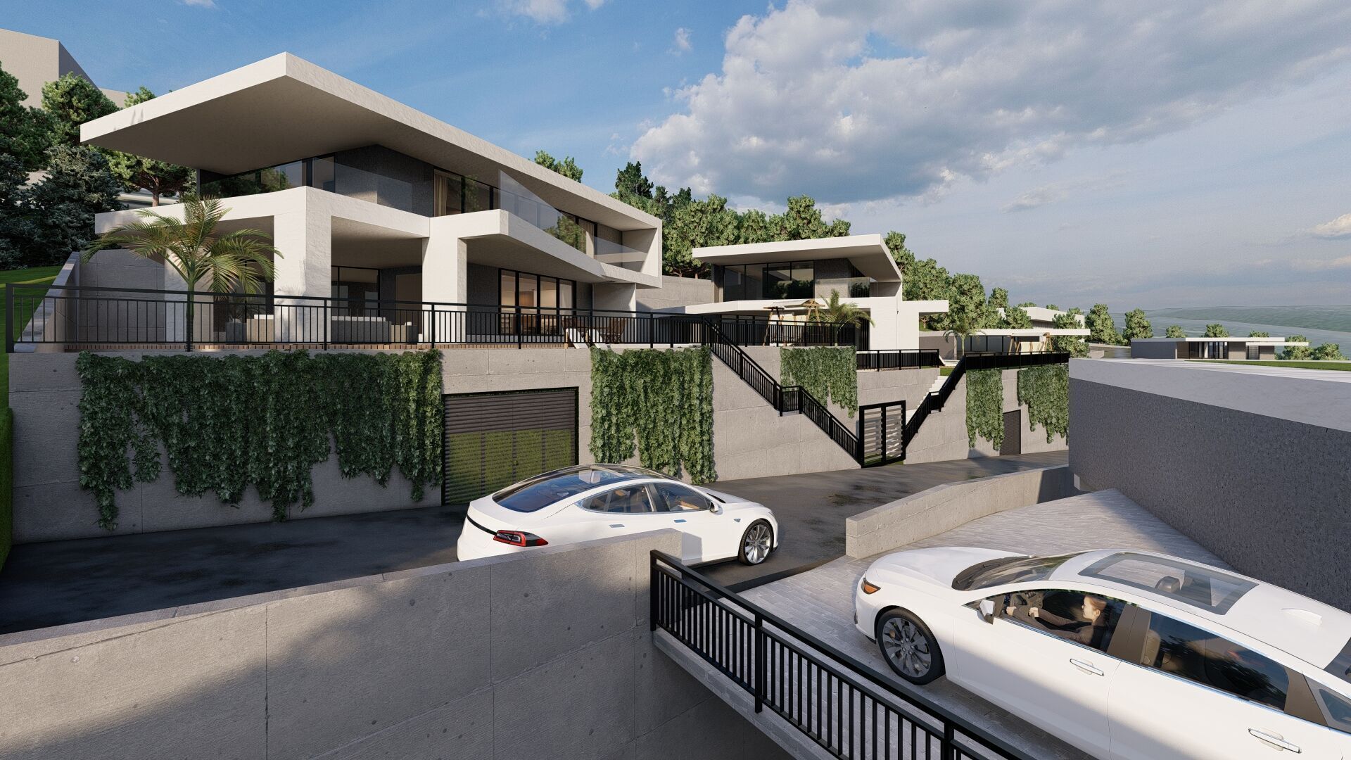 Modern Mountain Villas Igloos Hotel  3D model_9