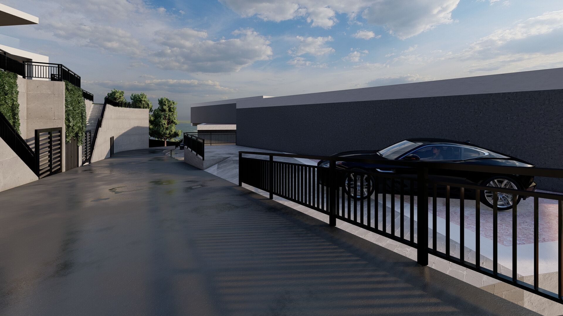 Modern Mountain Villas Igloos Hotel  3D model_14