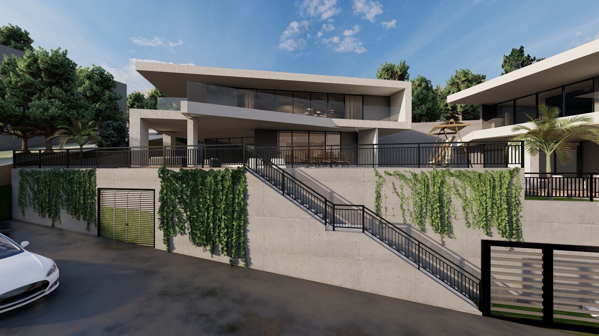 Modern Mountain Villas Igloos Hotel  3D model_2