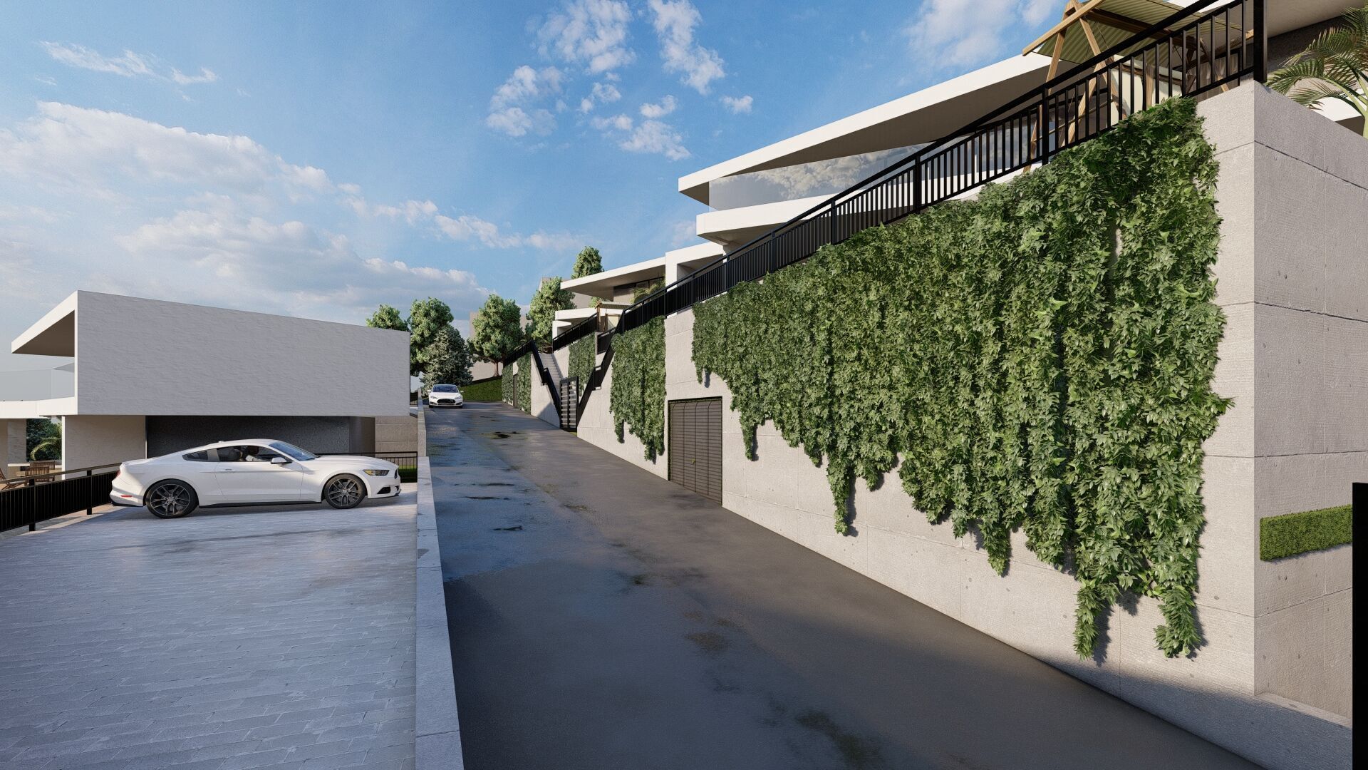 Modern Mountain Villas Igloos Hotel  3D model_11