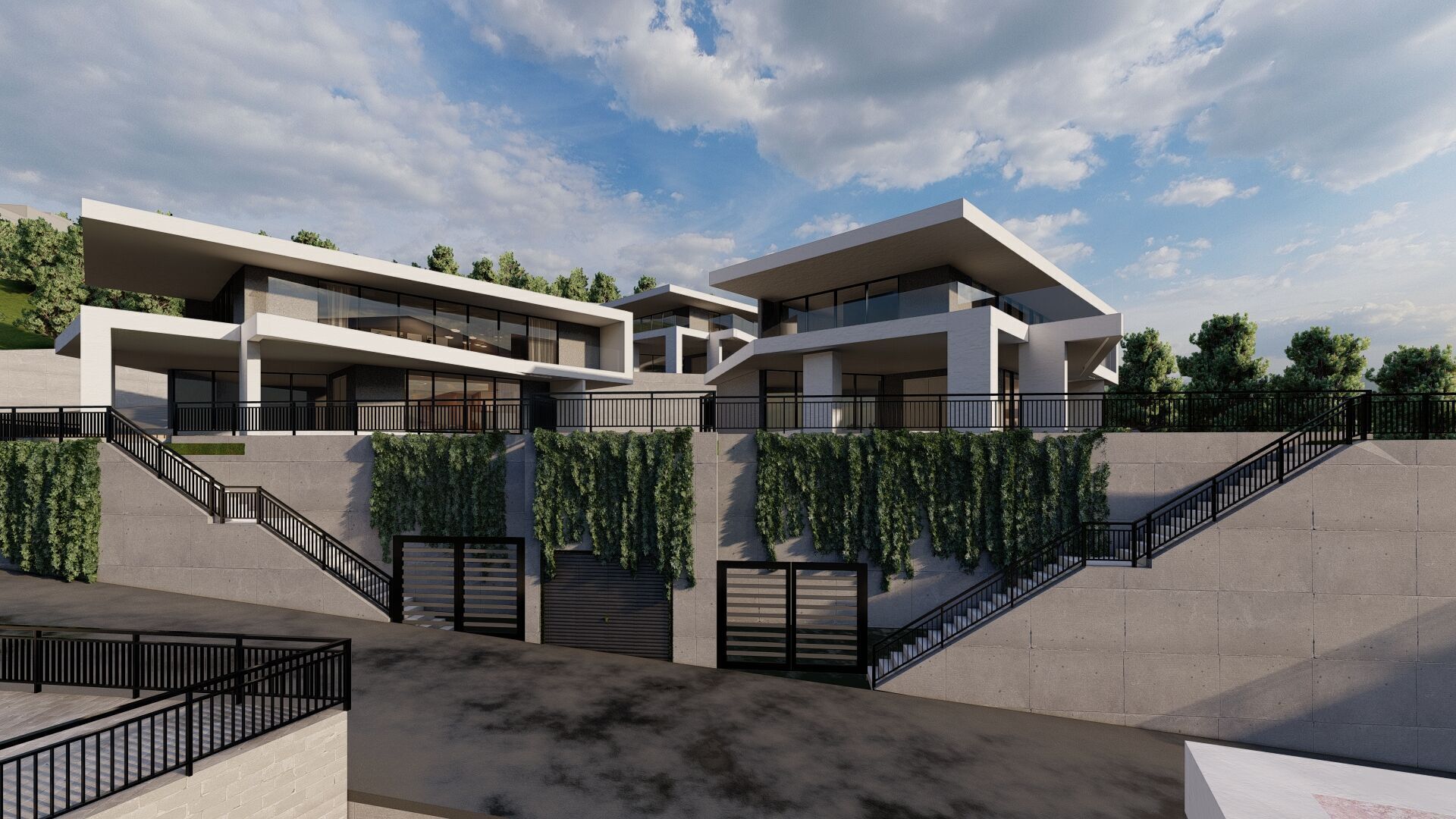 Modern Mountain Villas Igloos Hotel  3D model_12