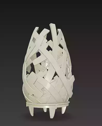 Woven Lattice Decor Basket