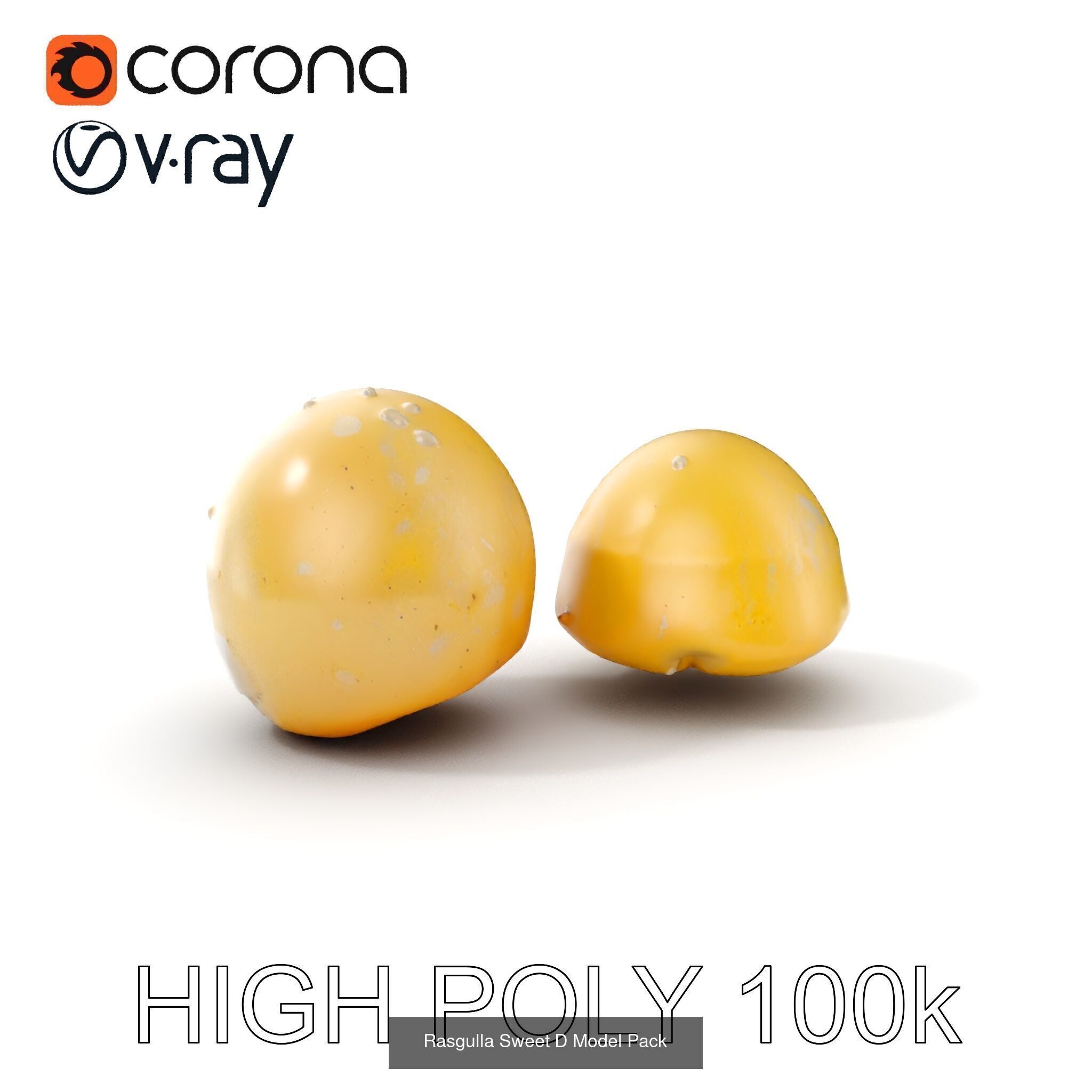 Authentic Indian Cuisine 3D Models Pack 3D Model Collection_36