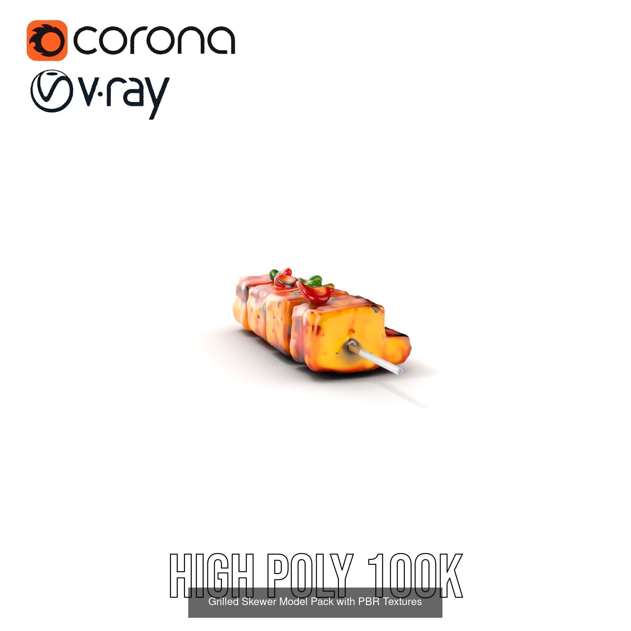 Authentic Indian Cuisine 3D Models Pack 3D Model Collection_32