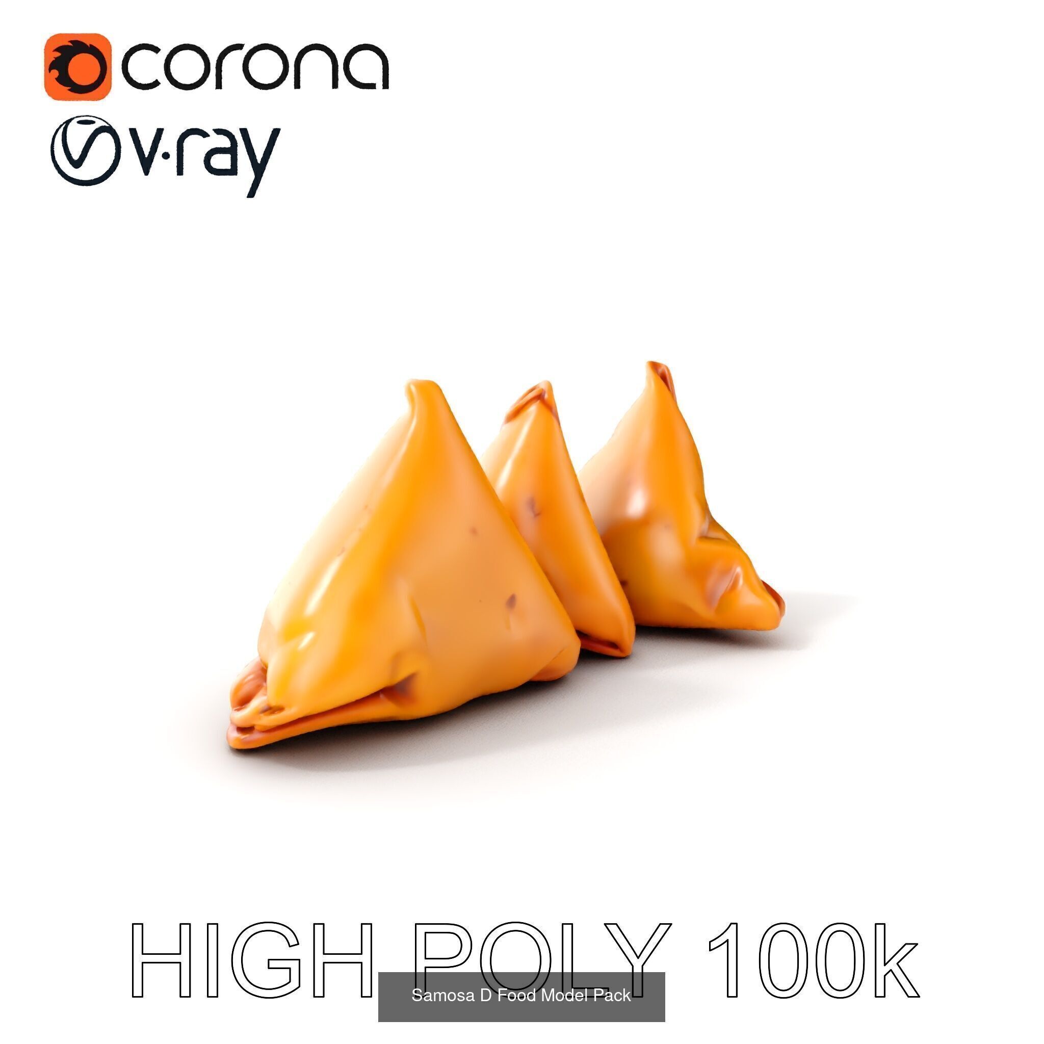 Authentic Indian Cuisine 3D Models Pack 3D Model Collection_30