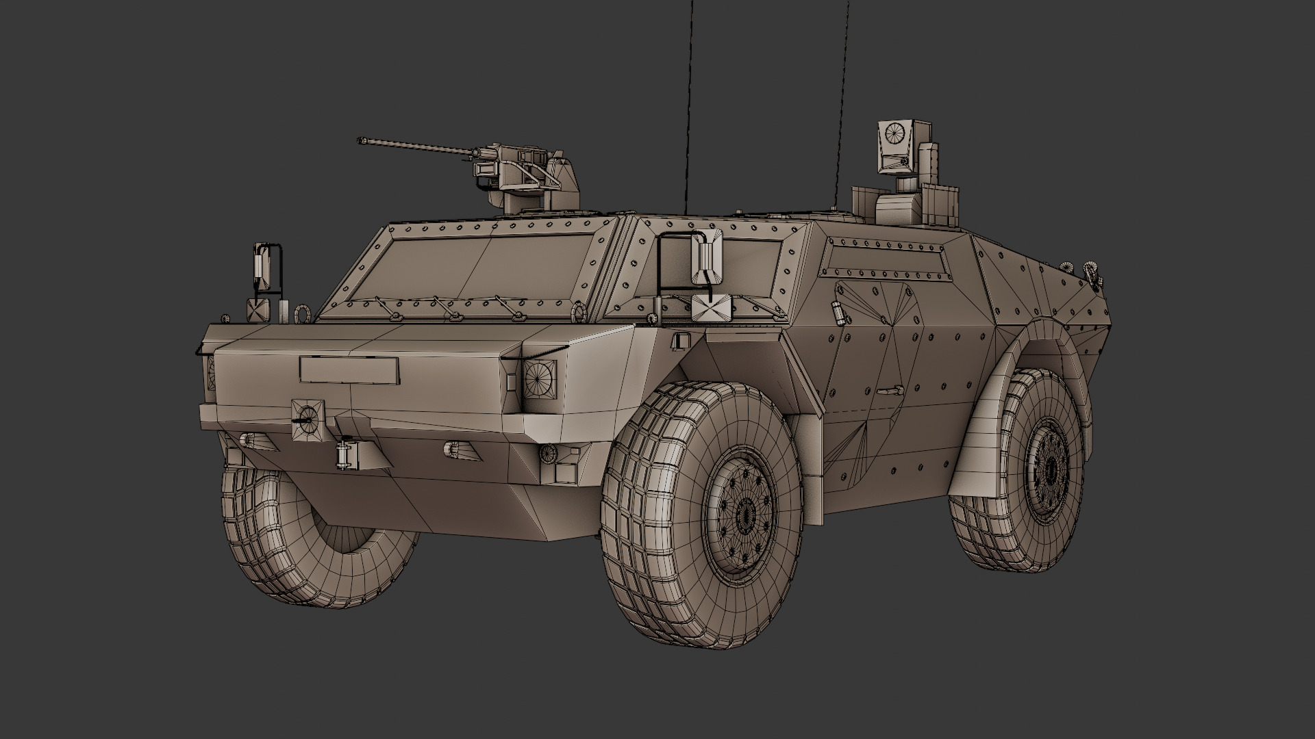 Fennek military vehicle 3D model_5