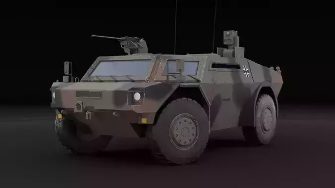 Fennek military vehicle