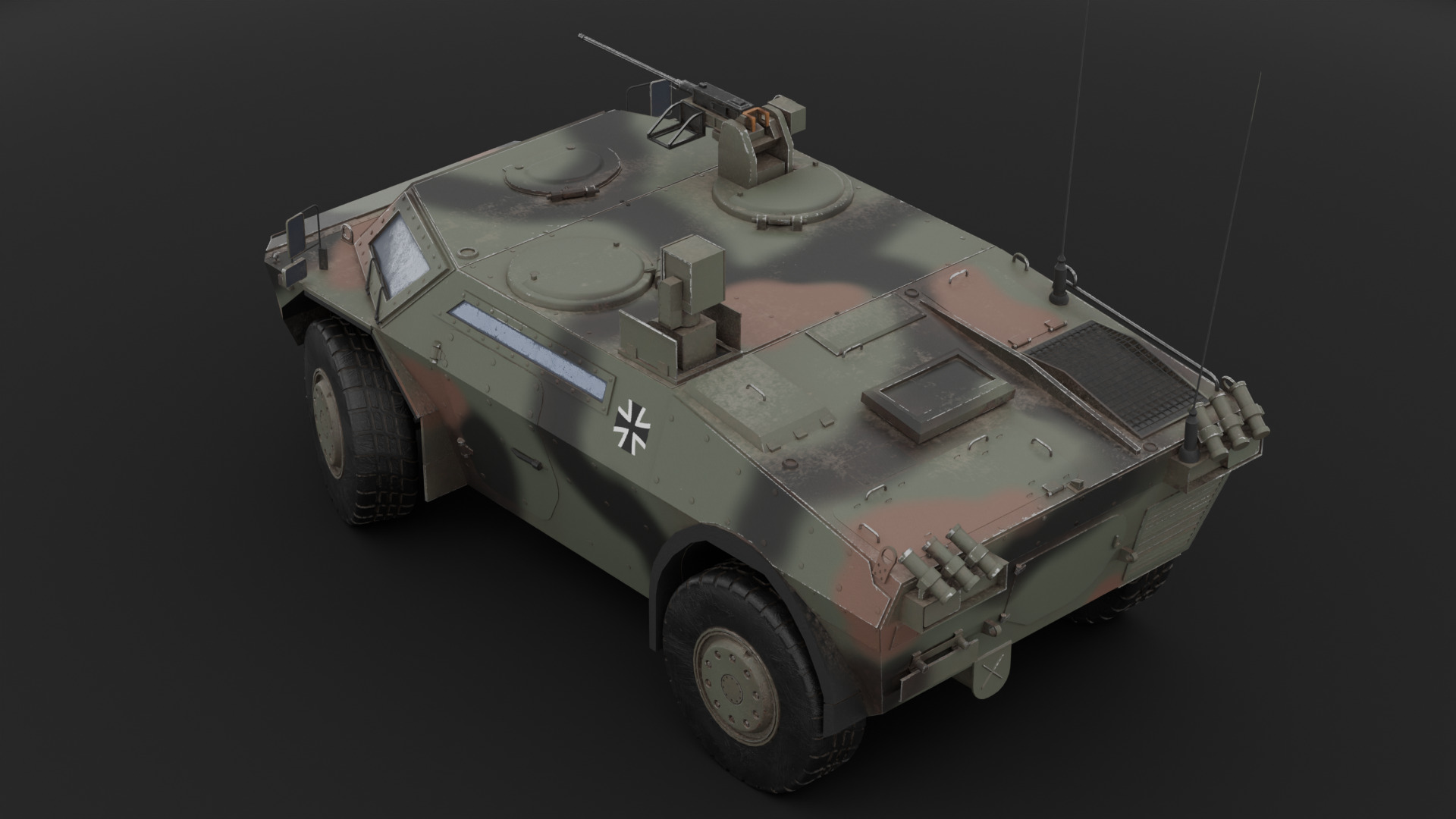 Fennek military vehicle 3D model_3