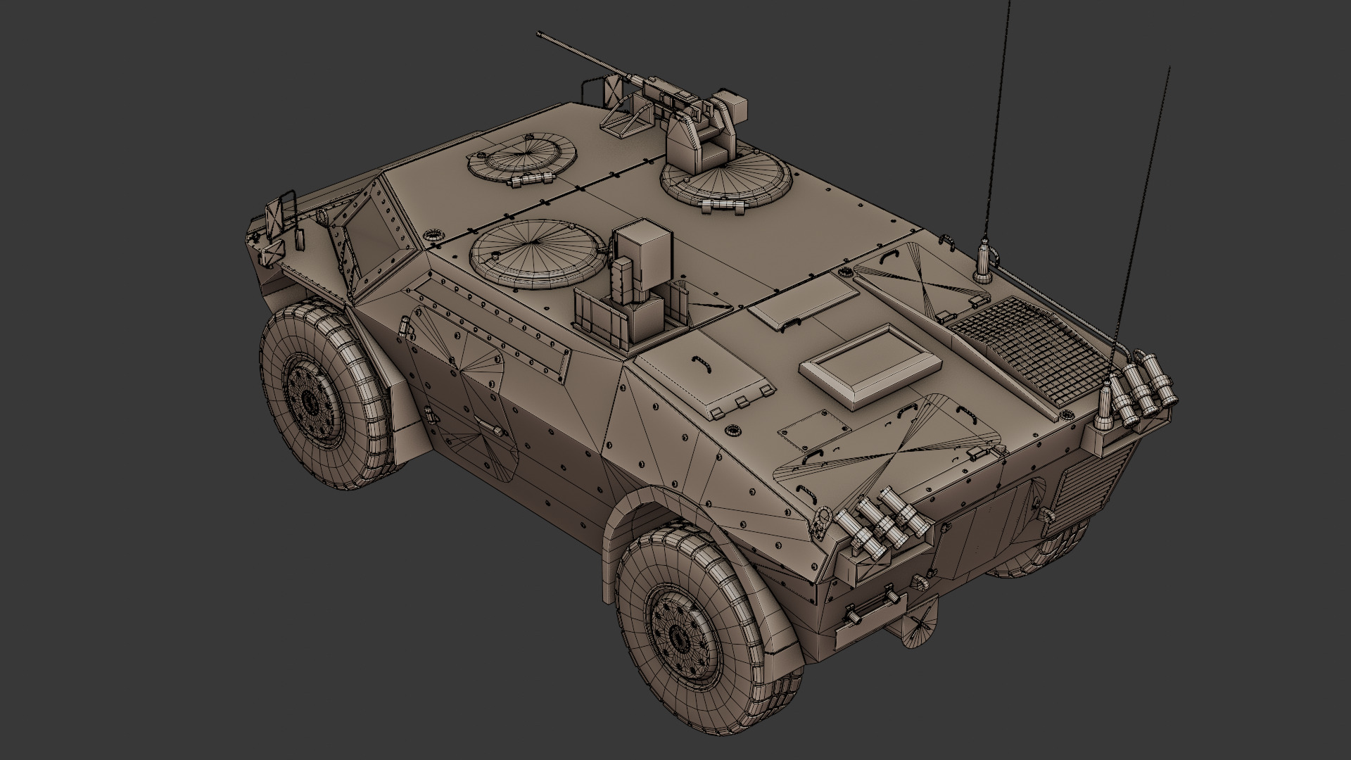 Fennek military vehicle 3D model_6
