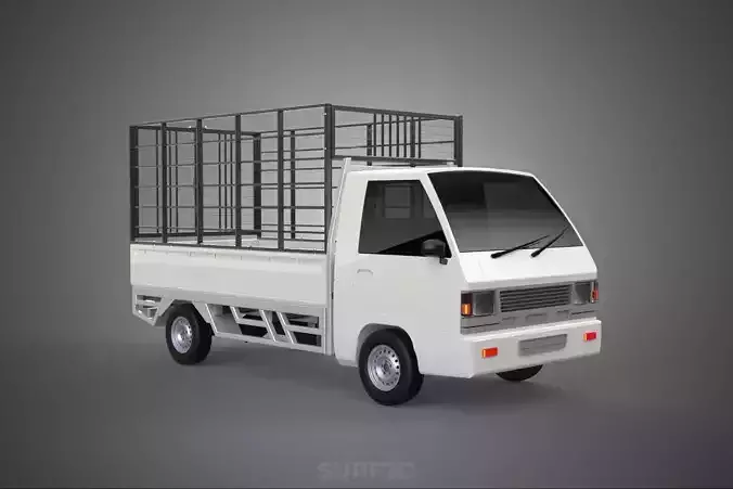 FARM CATTLE PICKUP CAR FLATDECK DELICA L300 TRUCK CAGE CARGO BED