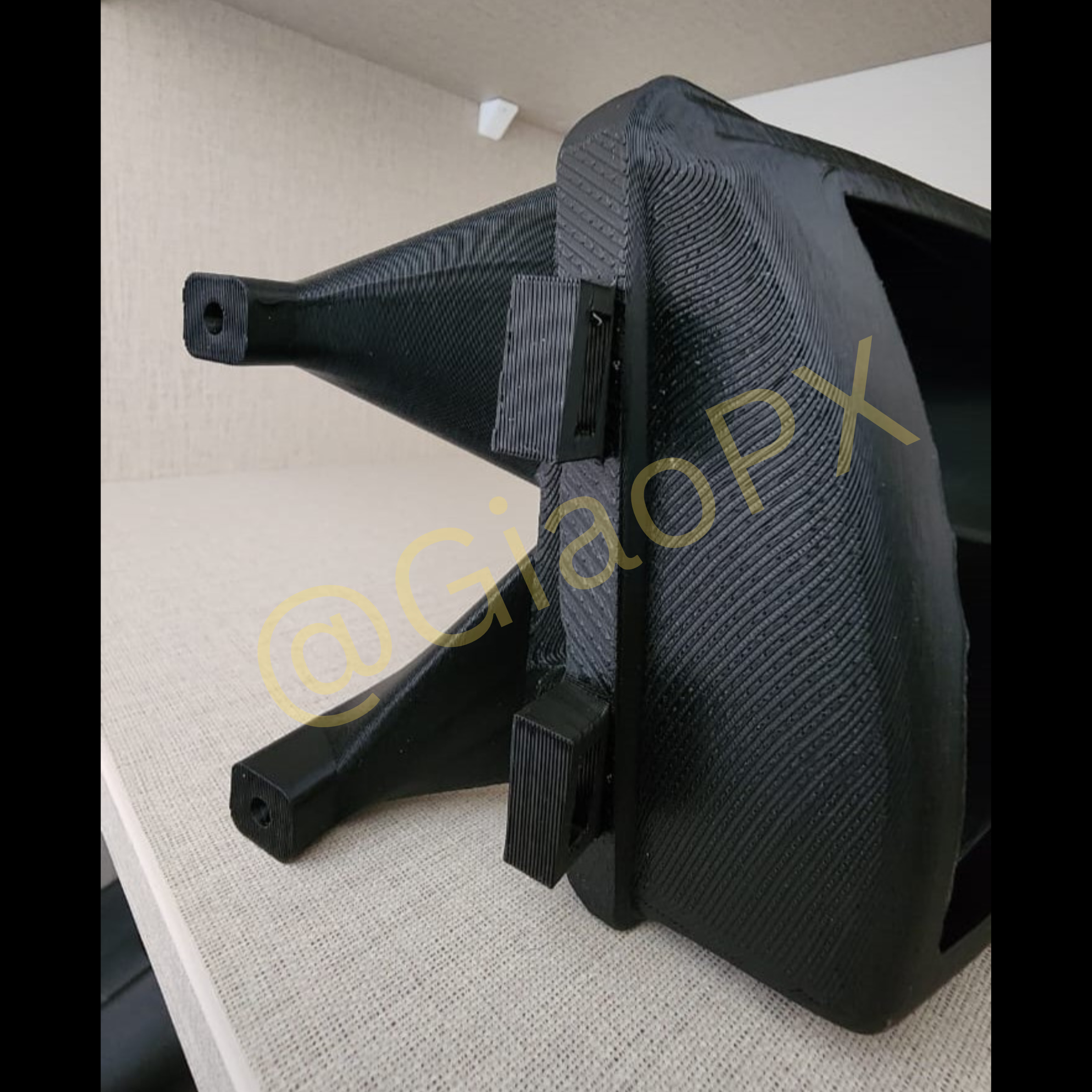 Mitsubishi Lancer Evolution Headlight Intake Big Opening 3D print model_3