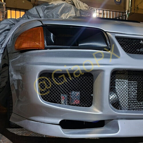 Mitsubishi Lancer Evolution Headlight Intake Big Opening 3D print model