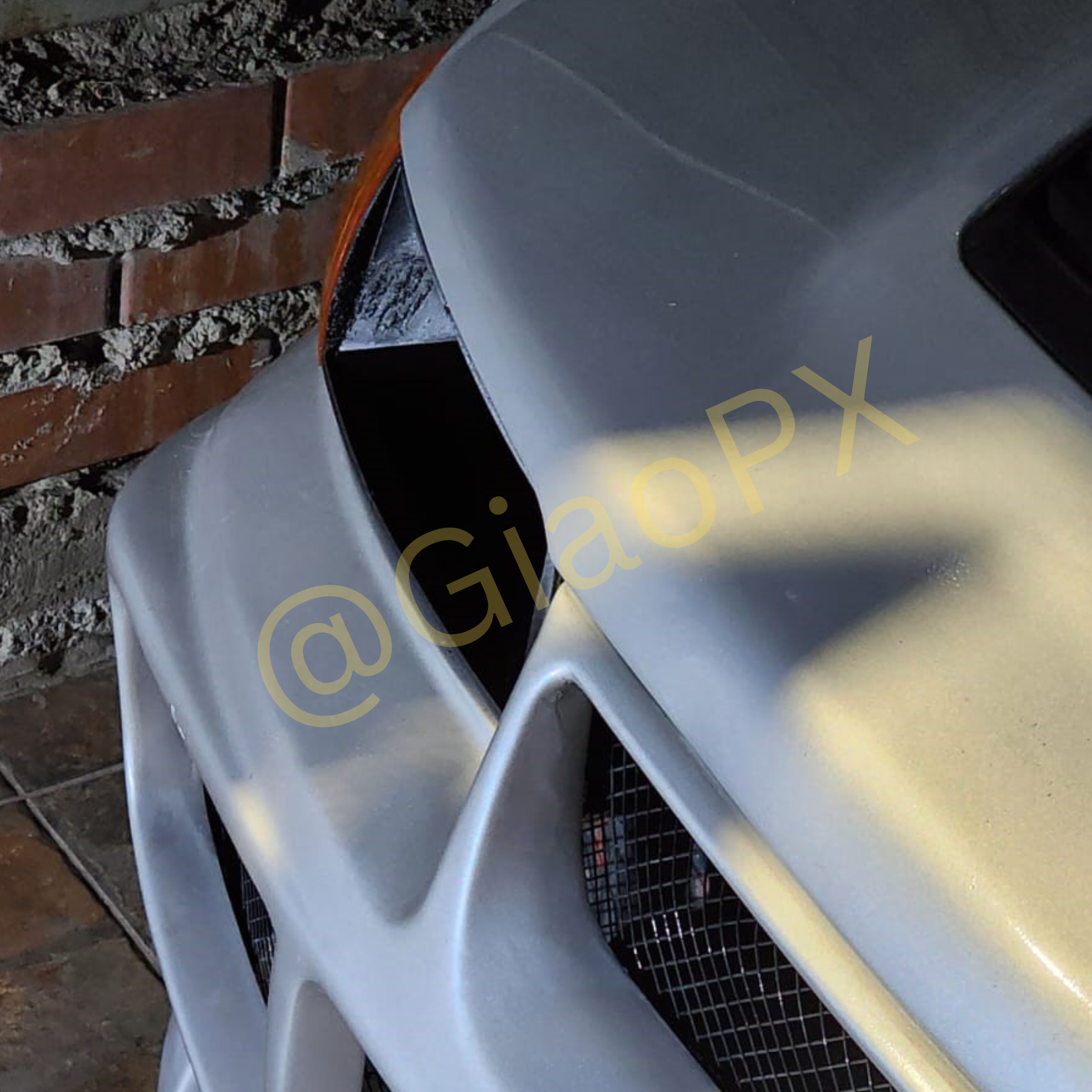 Mitsubishi Lancer Evolution Headlight Intake Big Opening 3D print model_6