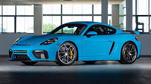 Porsche 718 Cayman GT4 2020 Low-poly 3D model