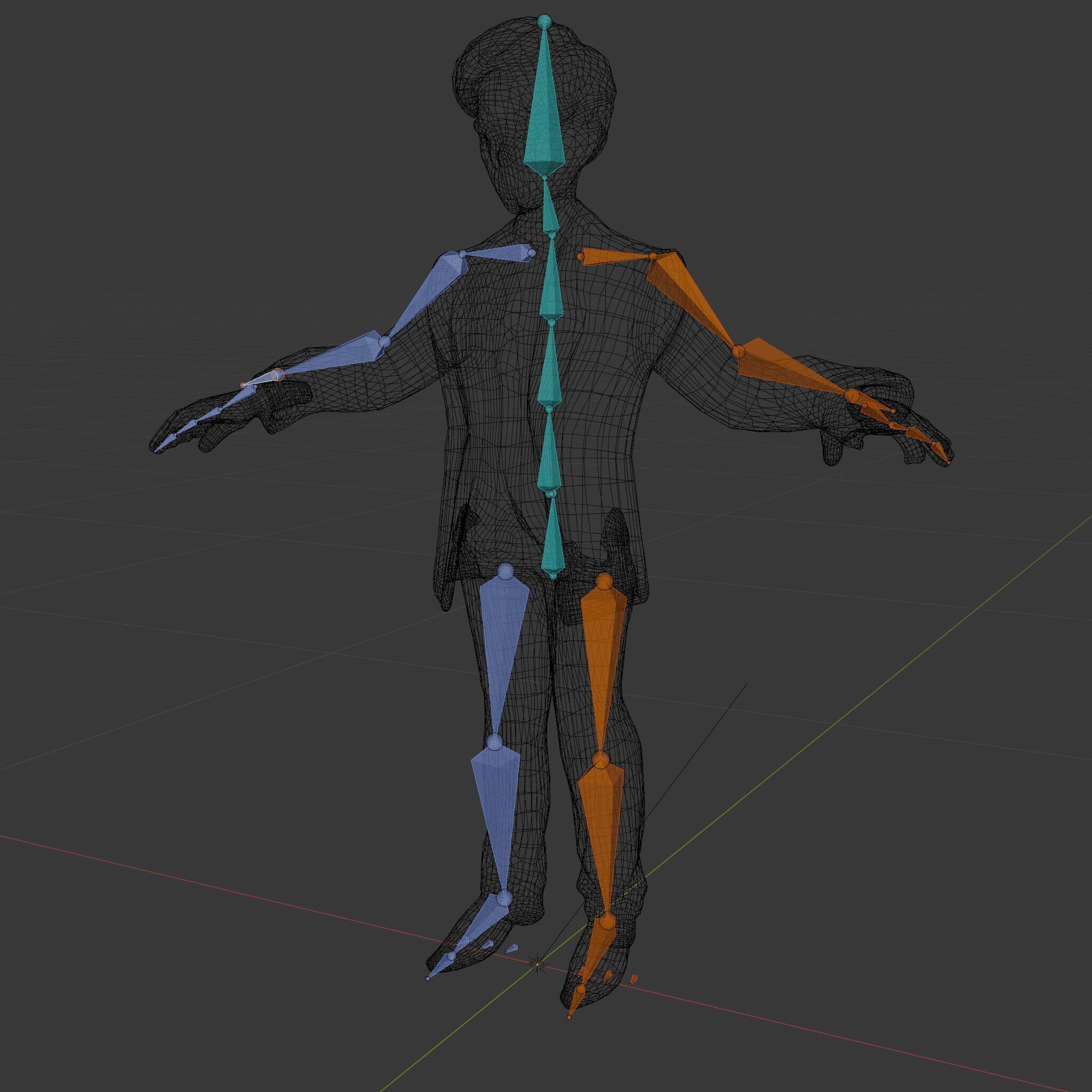 Elegant Young Male Character Rigged and Animated for Games Low-poly 3D model_9