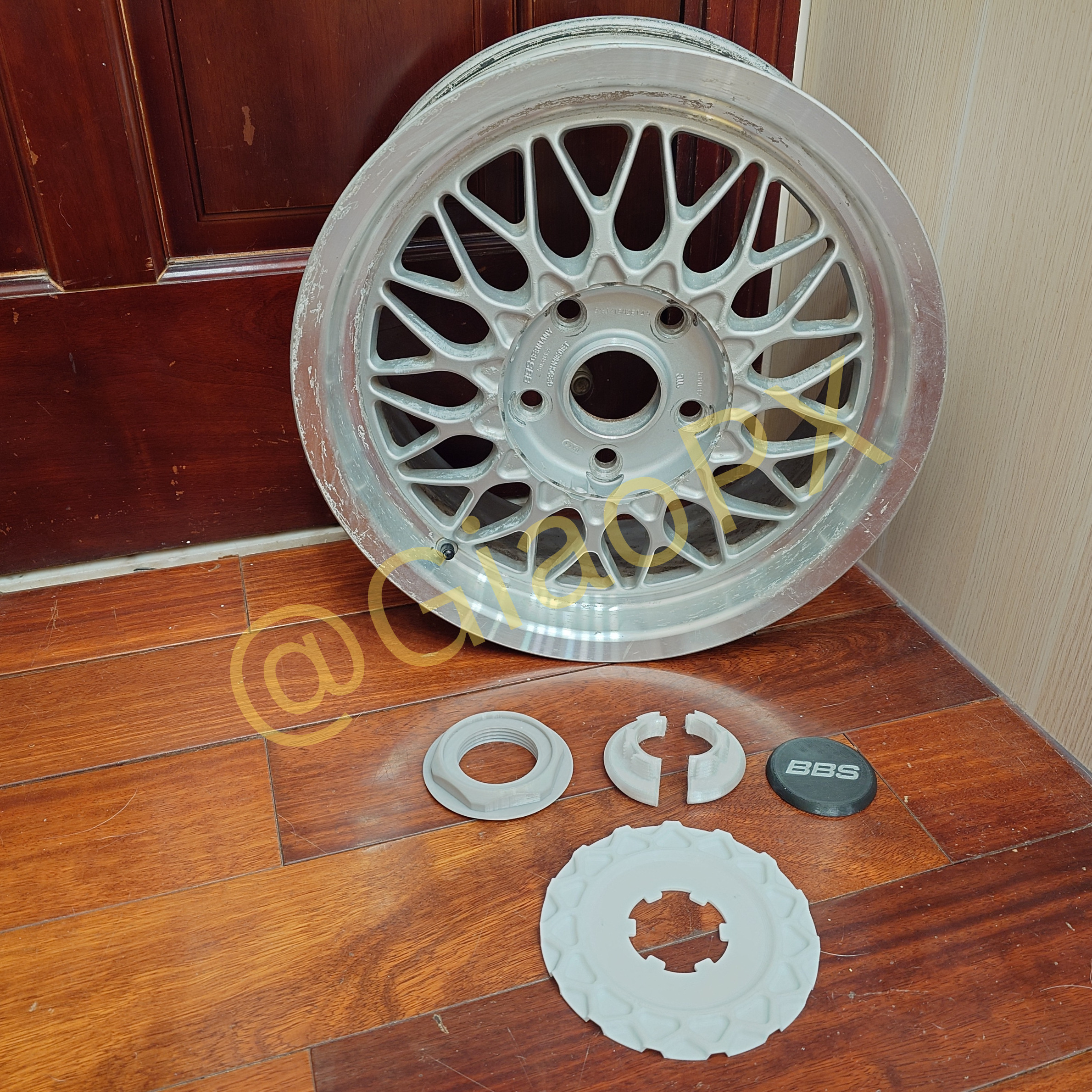 BBS RG032 Waffle and Nut Set 3D print model_8