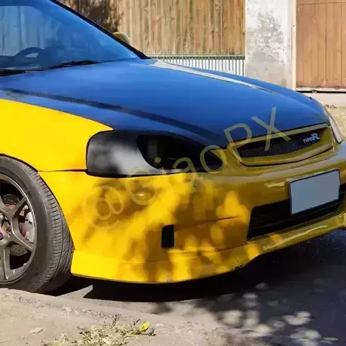 Civic EK EJ EM 1999 2000 Front Right Headlight Intake 3D print model