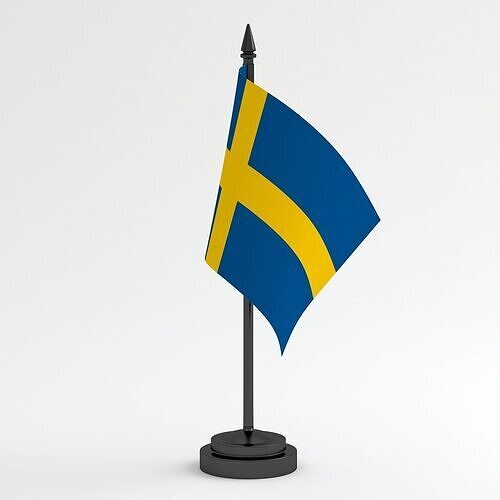 Table Flag Sweden 3D model