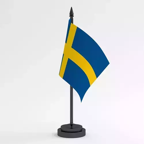 Table Flag Sweden 3D model