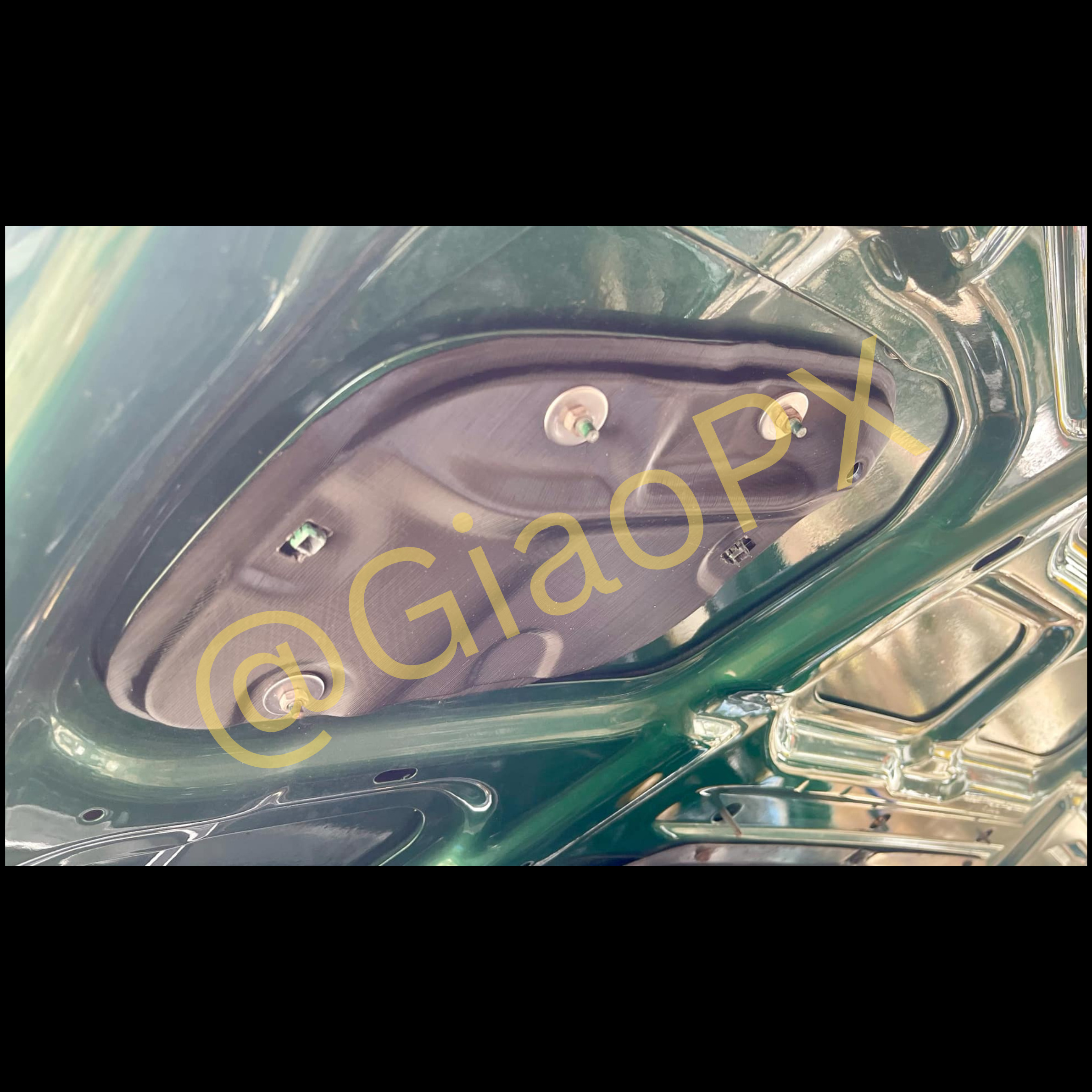 Subaru Impreza GC8 V6 Hood Vent Shield 3D print model_4