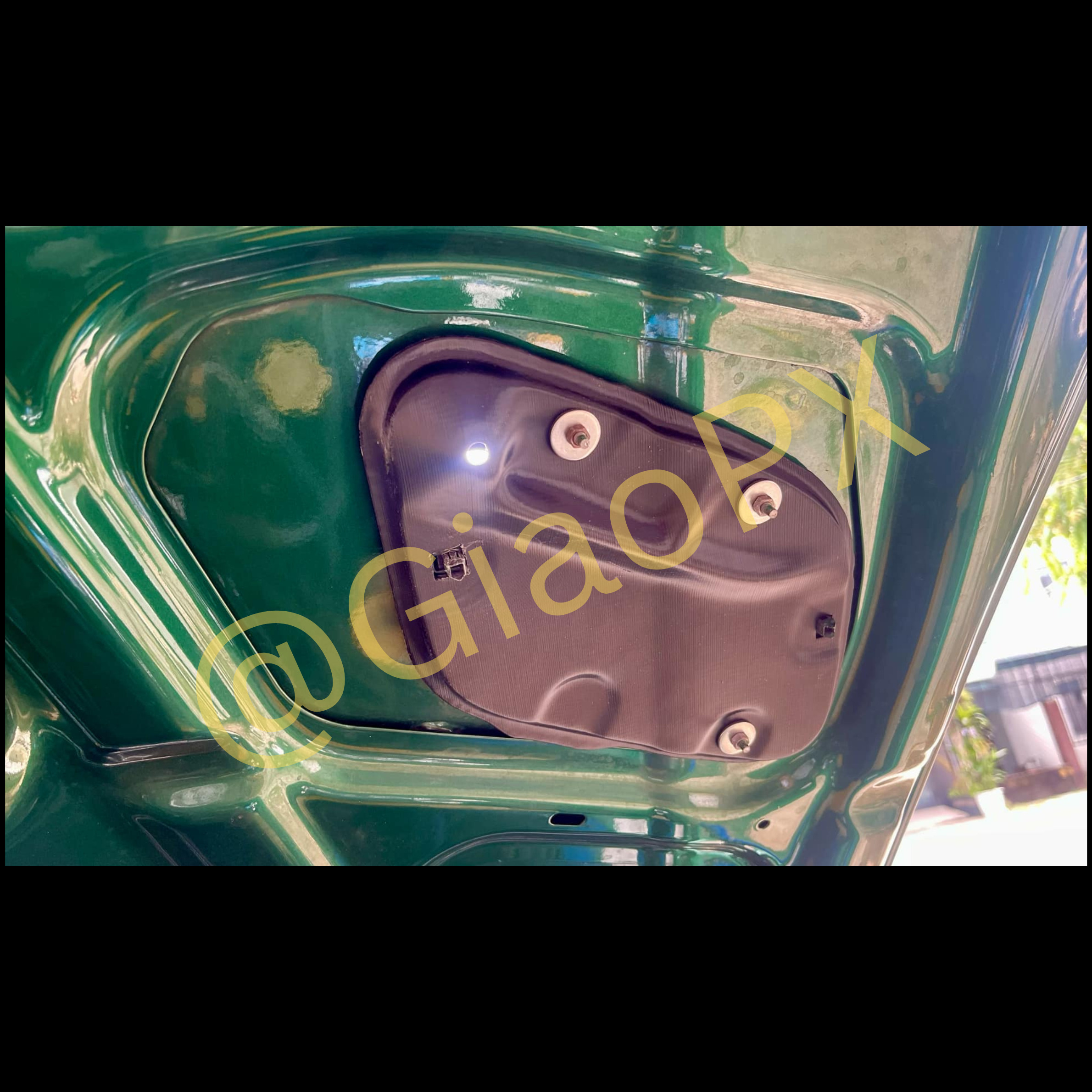 Subaru Impreza GC8 V6 Hood Vent Shield 3D print model_3