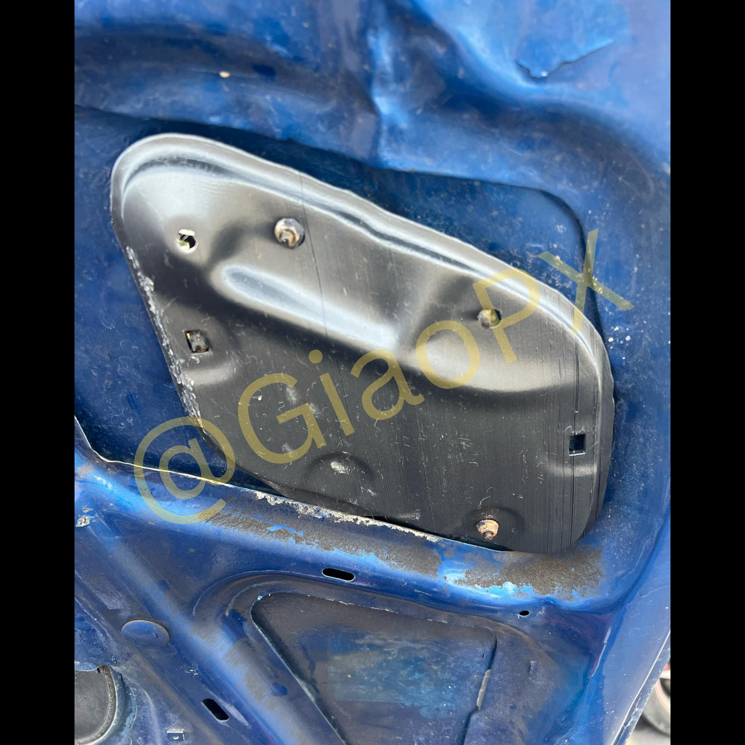 Subaru Impreza GC8 V6 Hood Vent Shield 3D print model_1