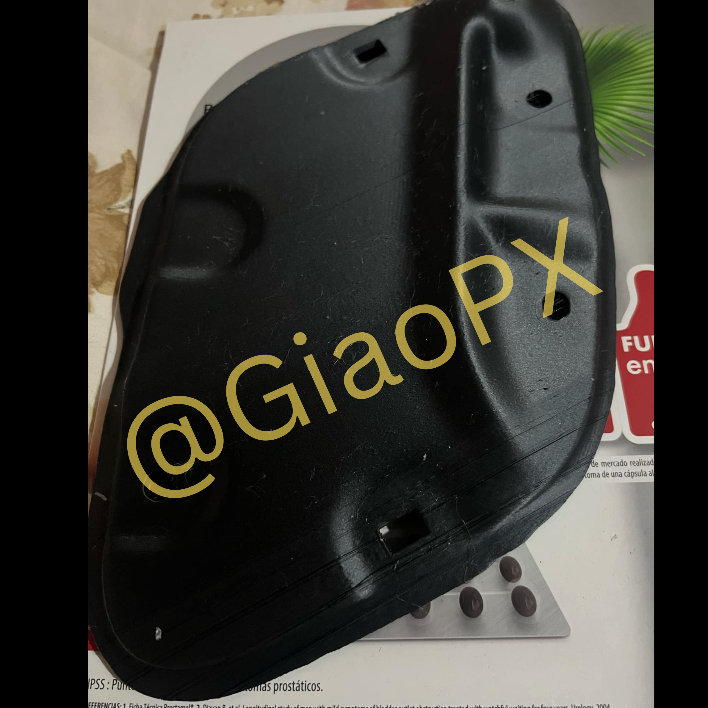 Subaru Impreza GC8 V6 Hood Vent Shield 3D print model_5