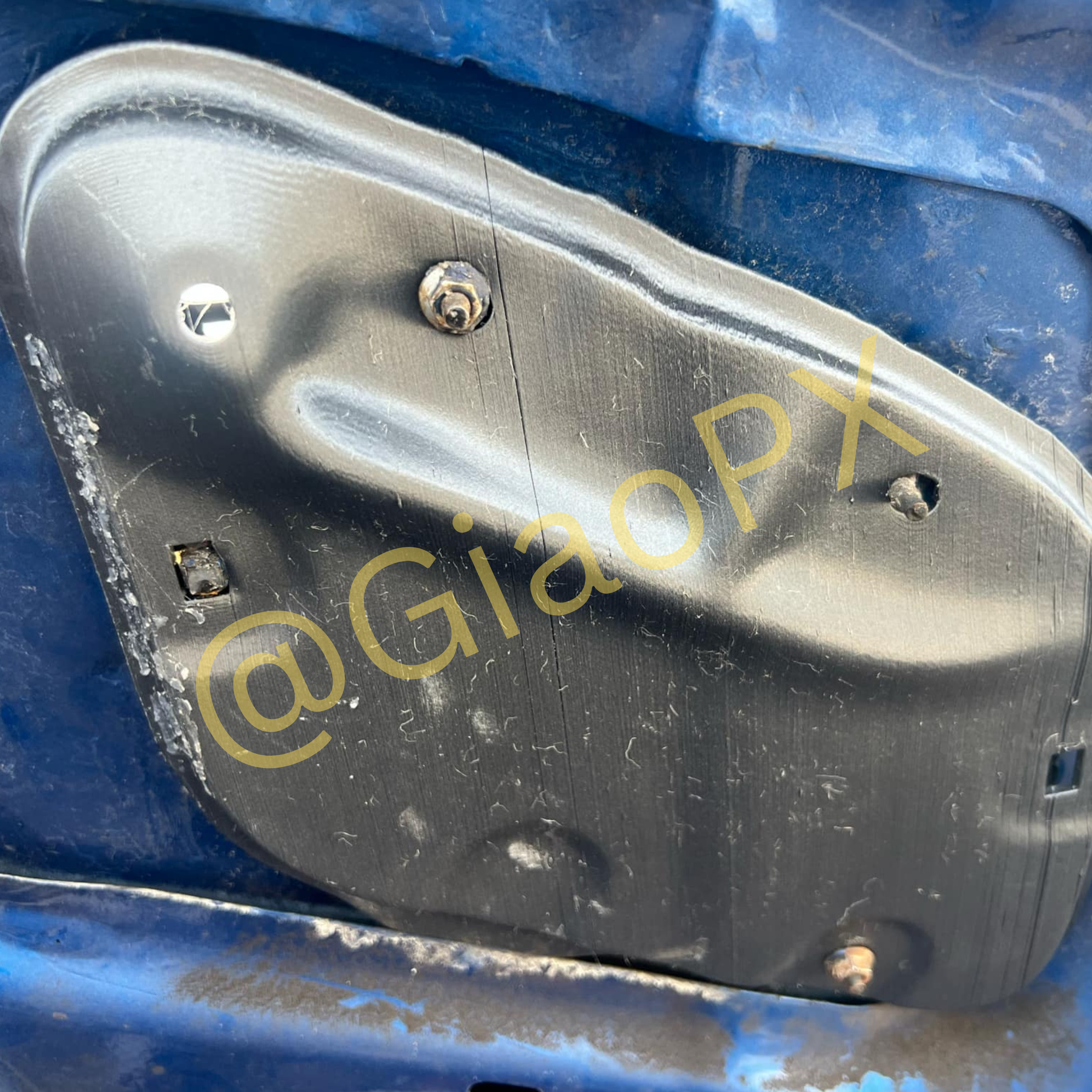 Subaru Impreza GC8 V6 Hood Vent Shield 3D print model_2