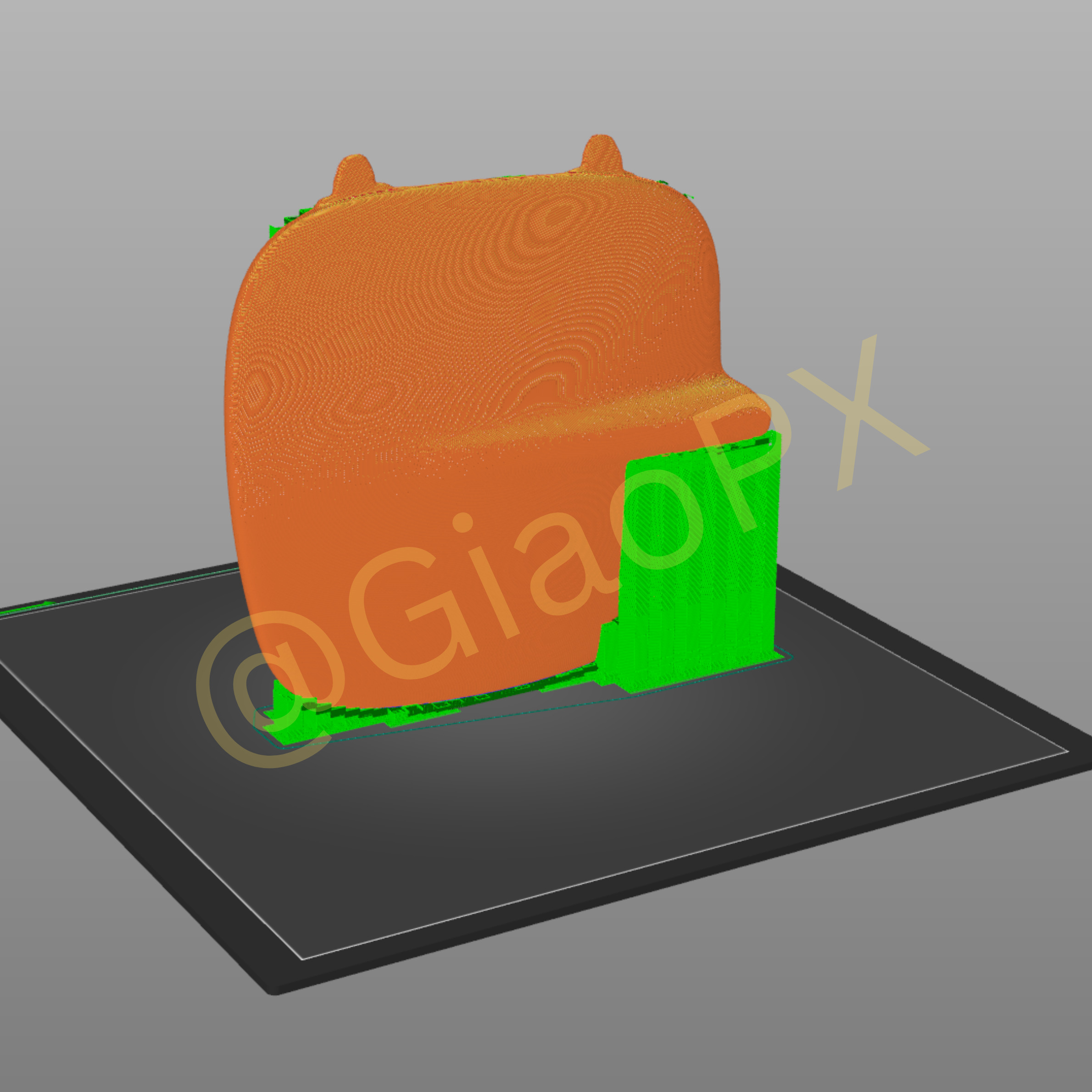 Subaru Impreza GC8 V6 Fog Light Cover 3D print model_7