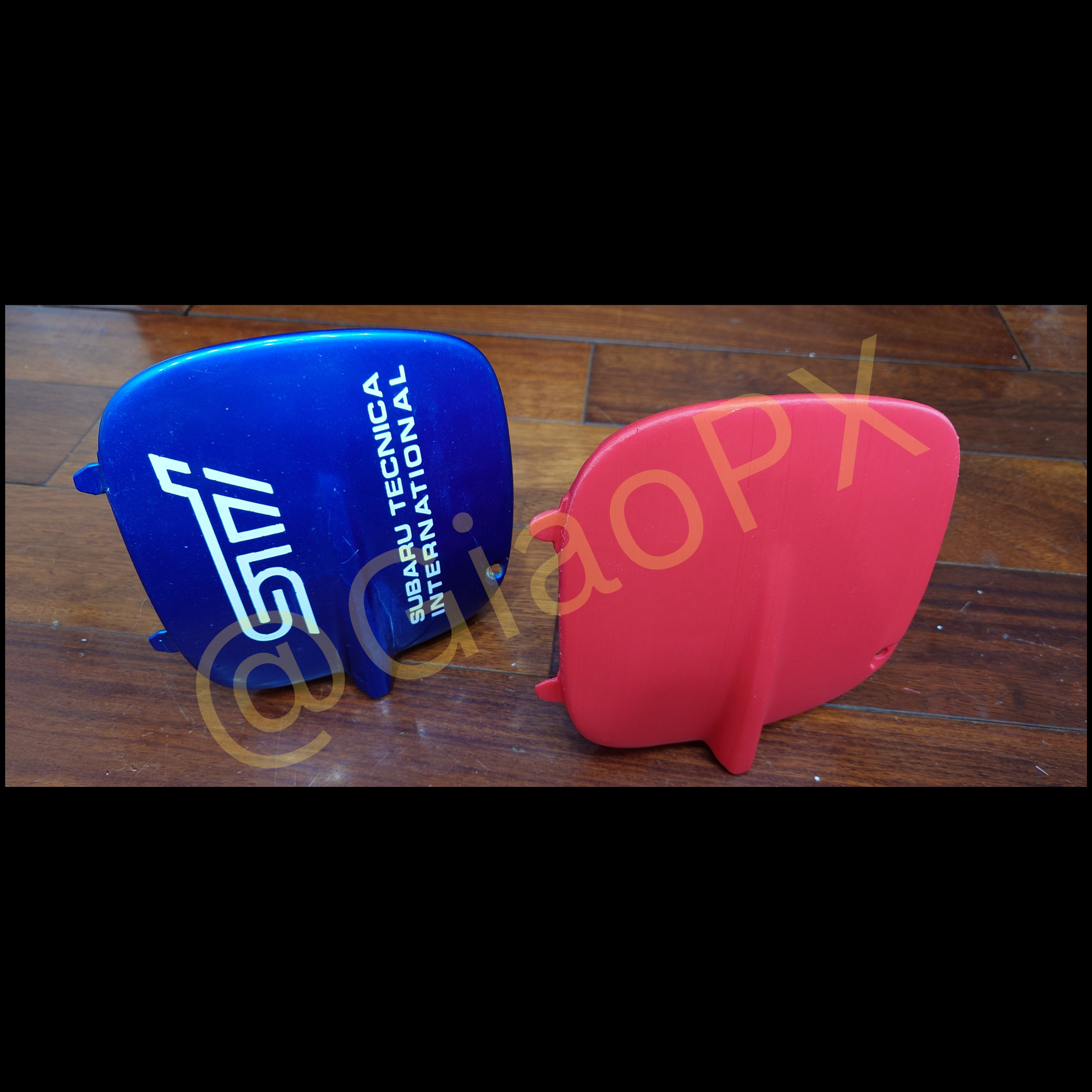 Subaru Impreza GC8 V6 Fog Light Cover 3D print model_2