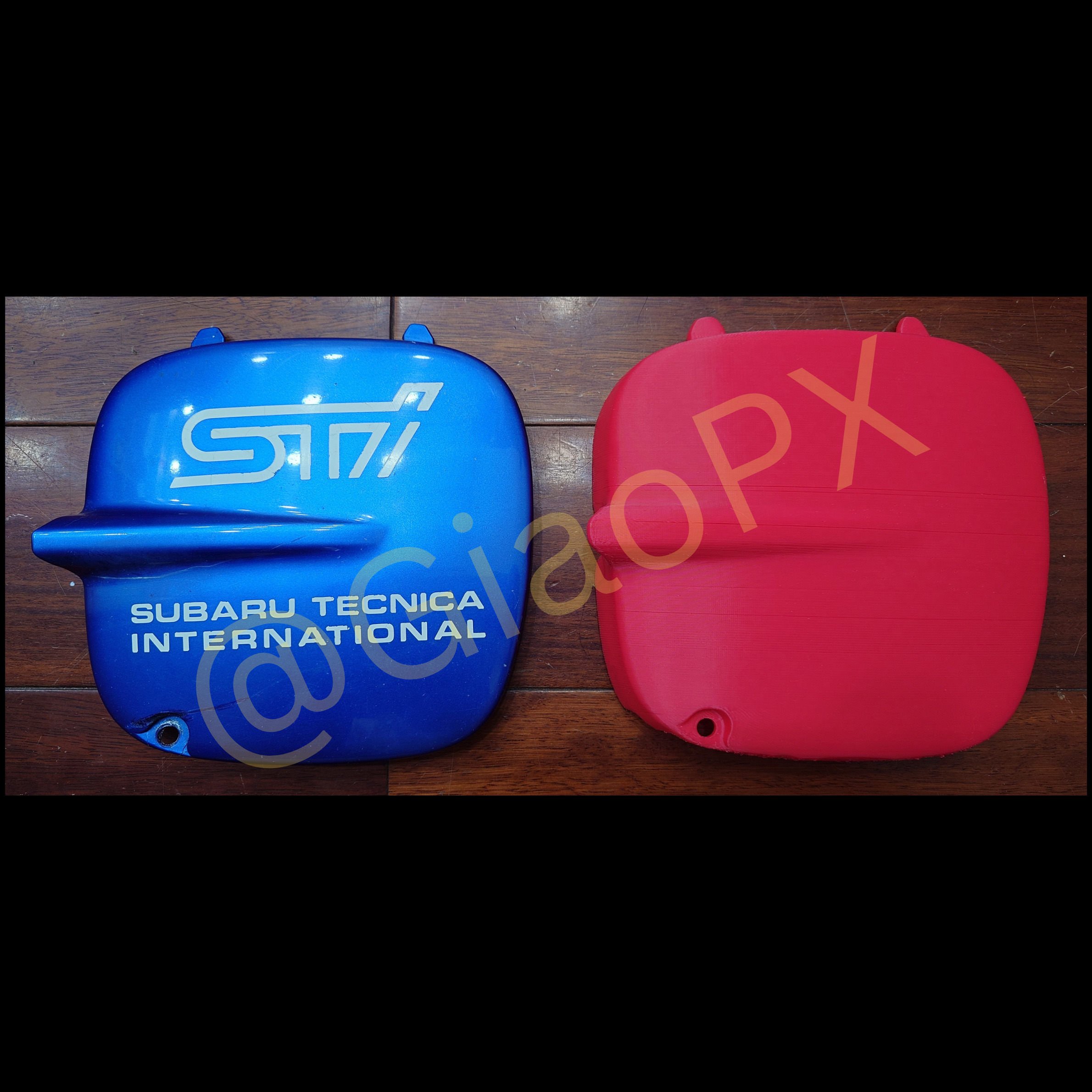 Subaru Impreza GC8 V6 Fog Light Cover 3D print model_5