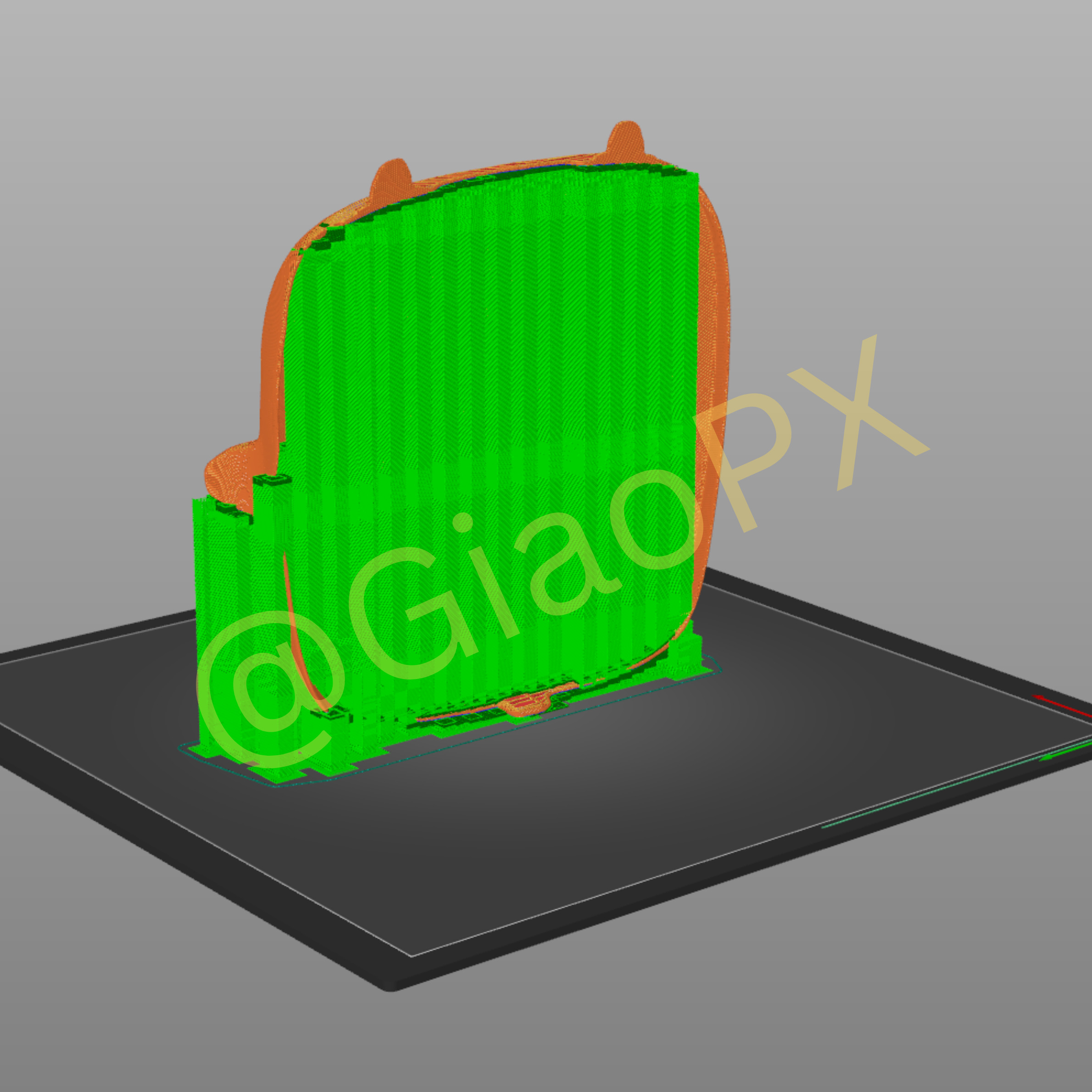 Subaru Impreza GC8 V6 Fog Light Cover 3D print model_6