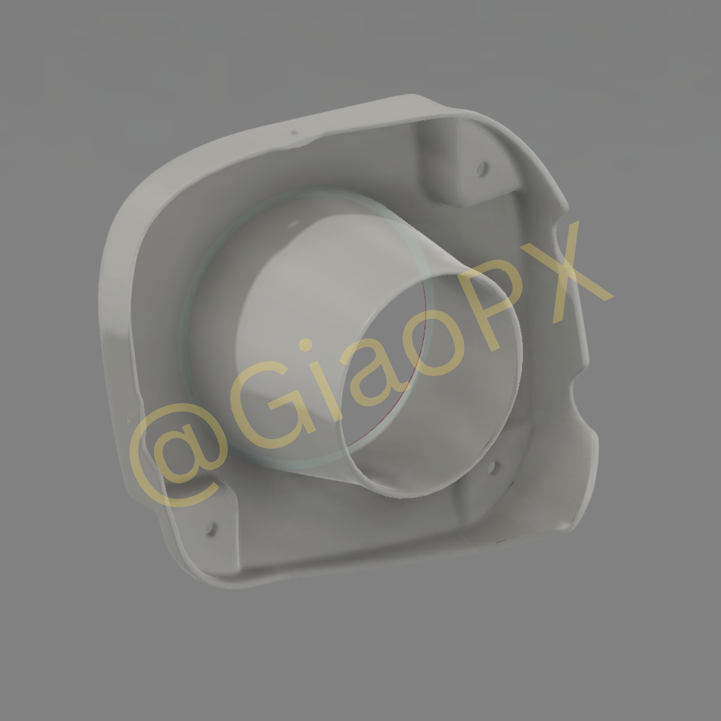 Subaru Impreza GC8 V4 Fog Light Cover With Duct 3D print model_3