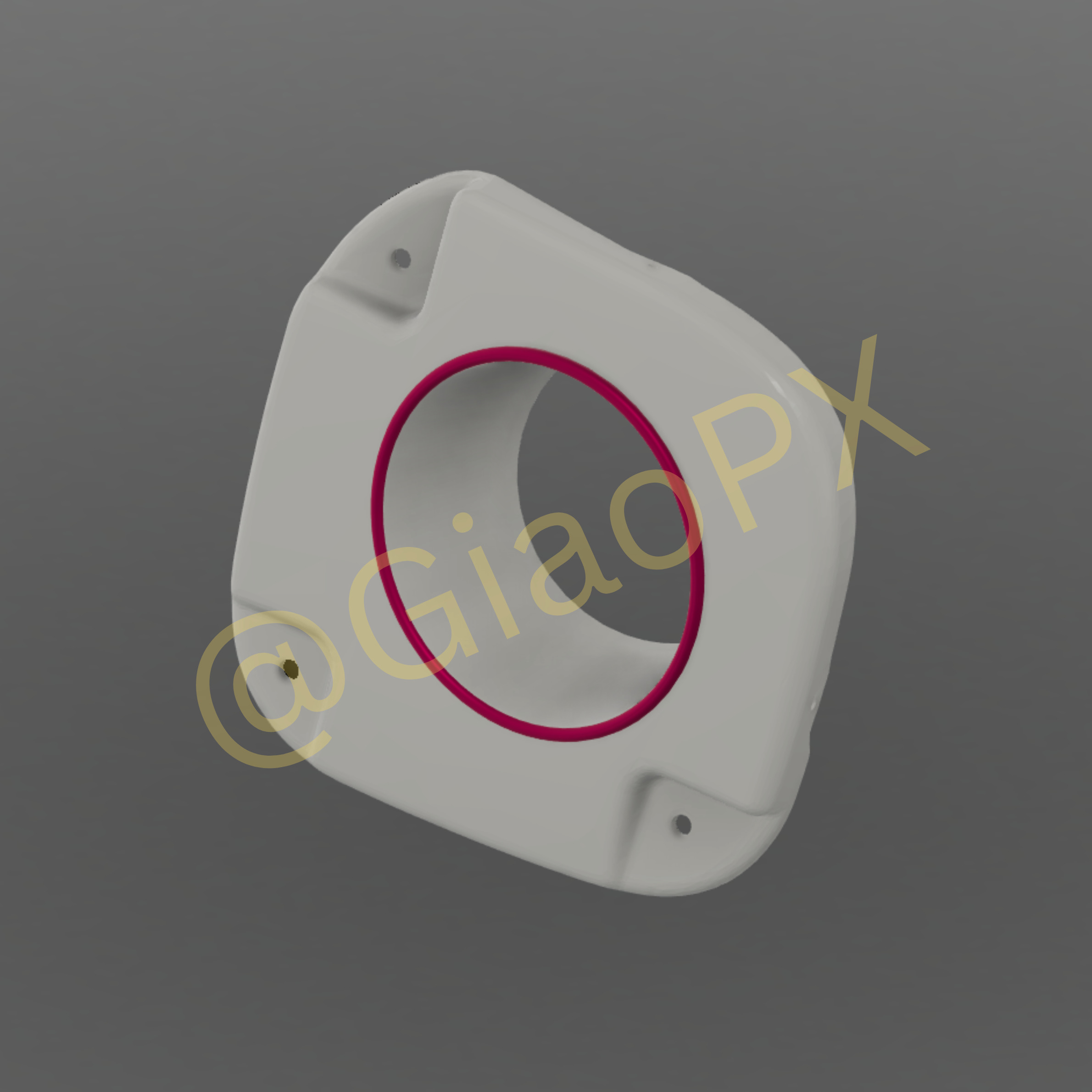 Subaru Impreza GC8 V4 Fog Light Cover With Duct 3D print model_2