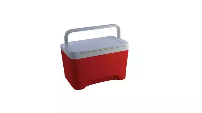 Cooler Portable Igloo Low-poly 3D model