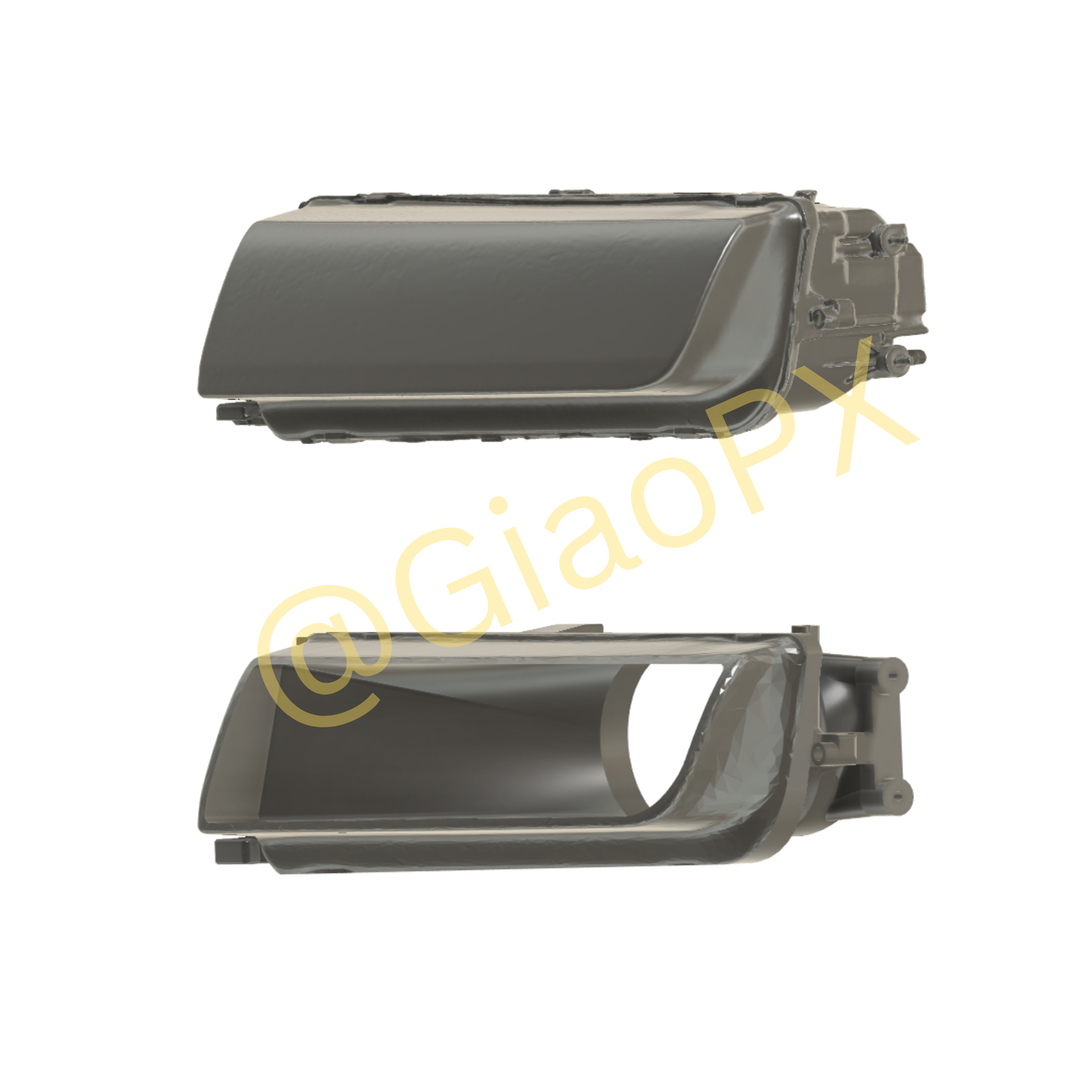 Nissan Cefiro A31 Left Intake Headlight Big Openning 3D print model_6