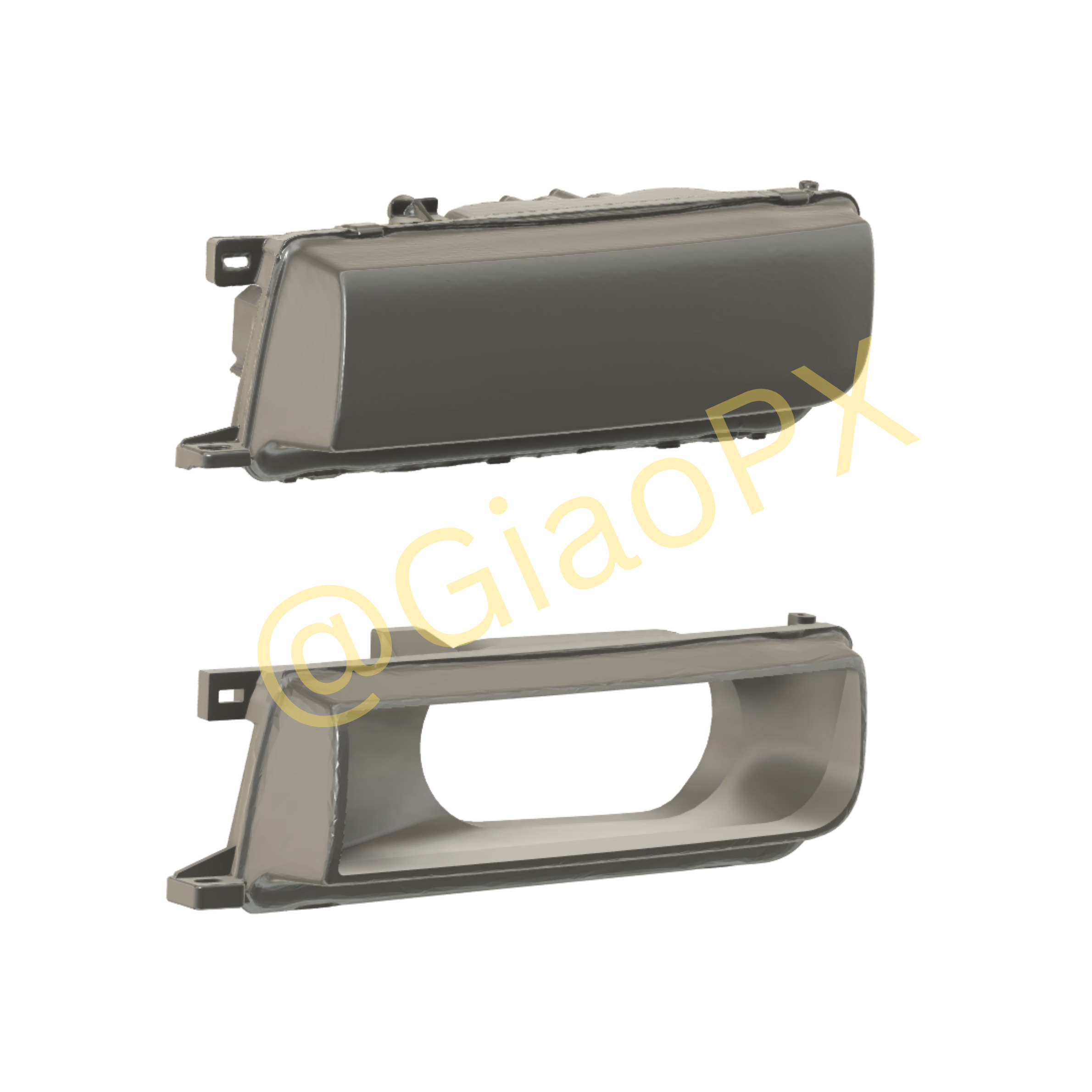 Nissan Cefiro A31 Left Intake Headlight Big Openning 3D print model_7