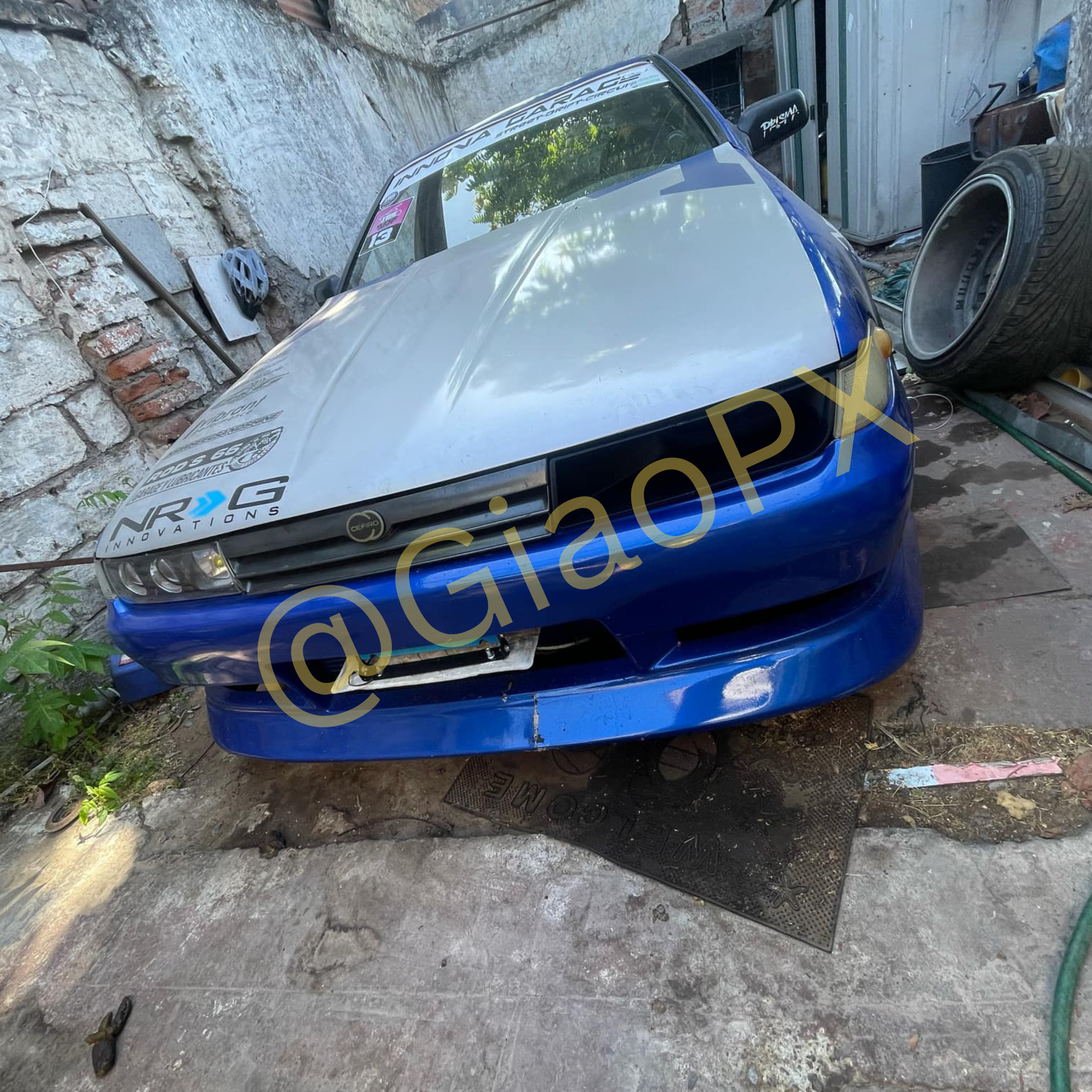 Nissan Cefiro A31 Left Intake Headlight Big Openning 3D print model_5