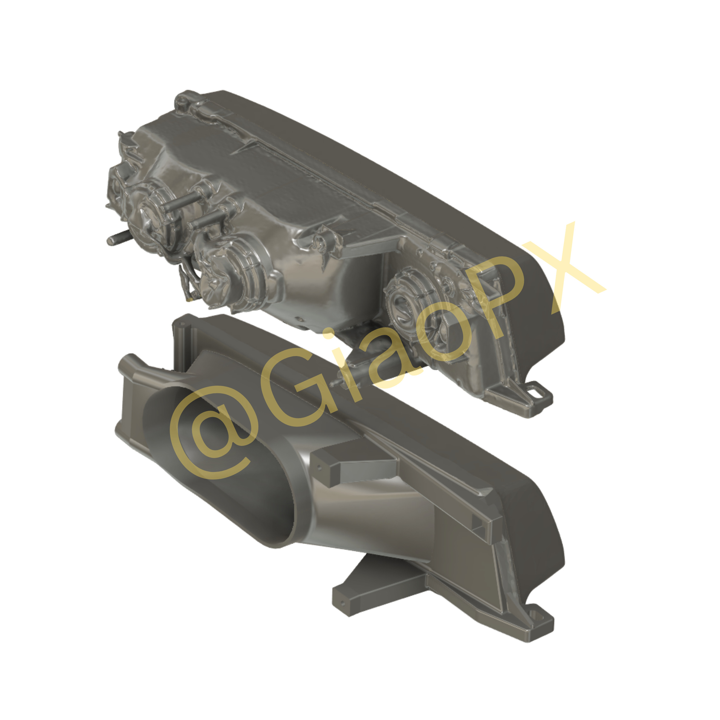 Nissan Cefiro A31 Left Intake Headlight Big Openning 3D print model_8