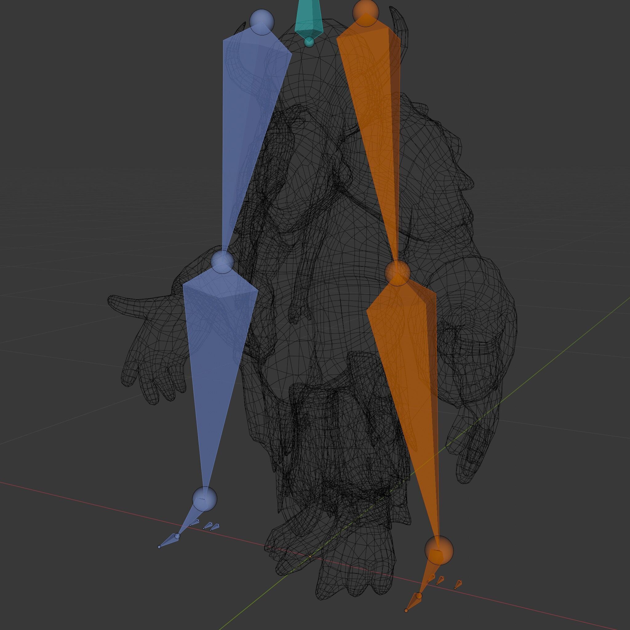 Elder Orc Warrior Rigged and Animated D Character Model Low-poly 3D model_6