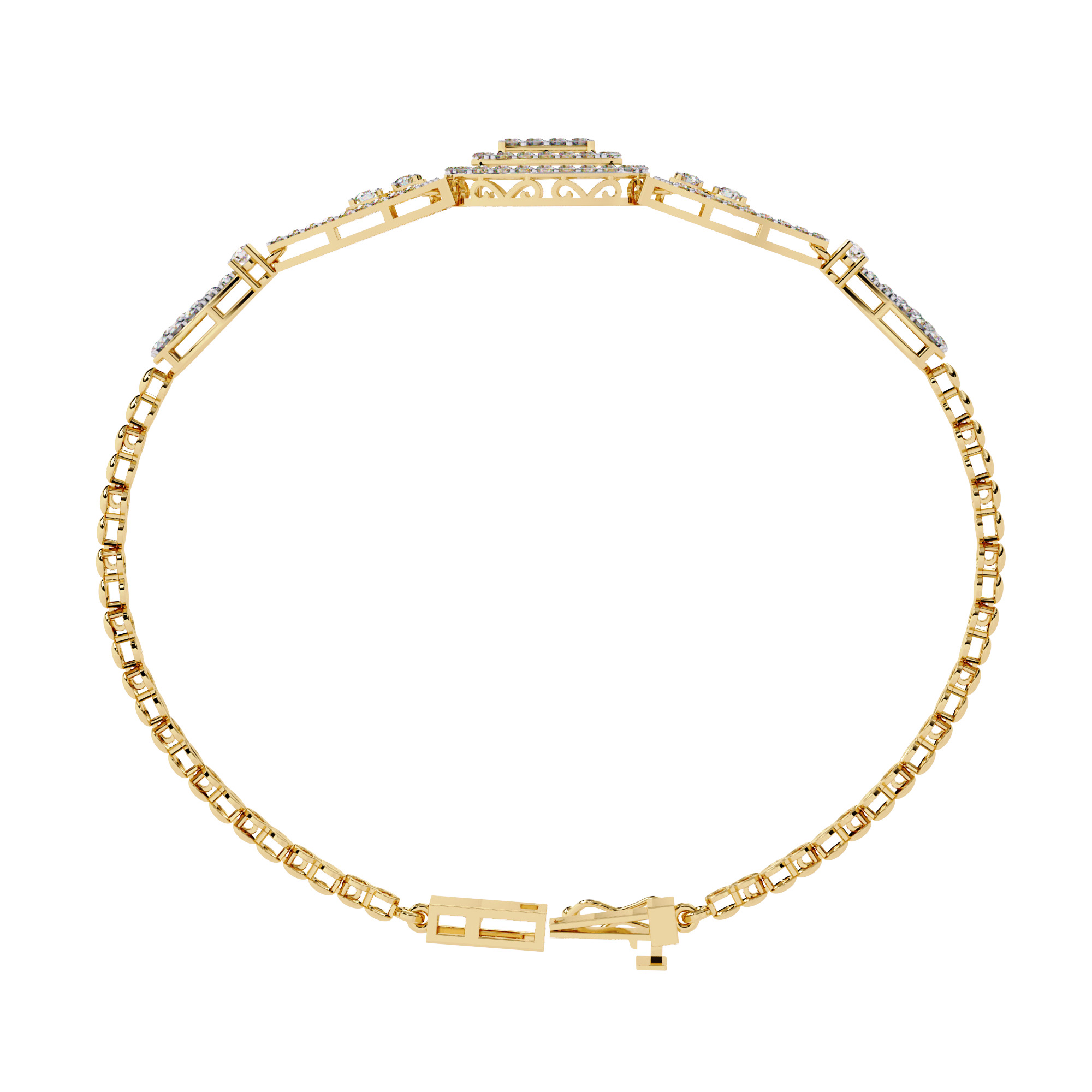 BRACELET DIAMOND -CAD-007 3D model_14