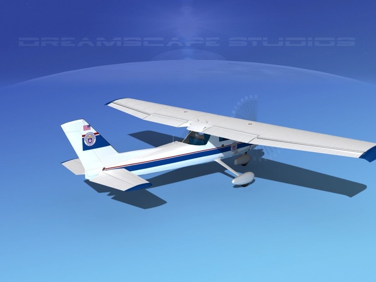 Cessna 152 Commuter V08 3D model_5