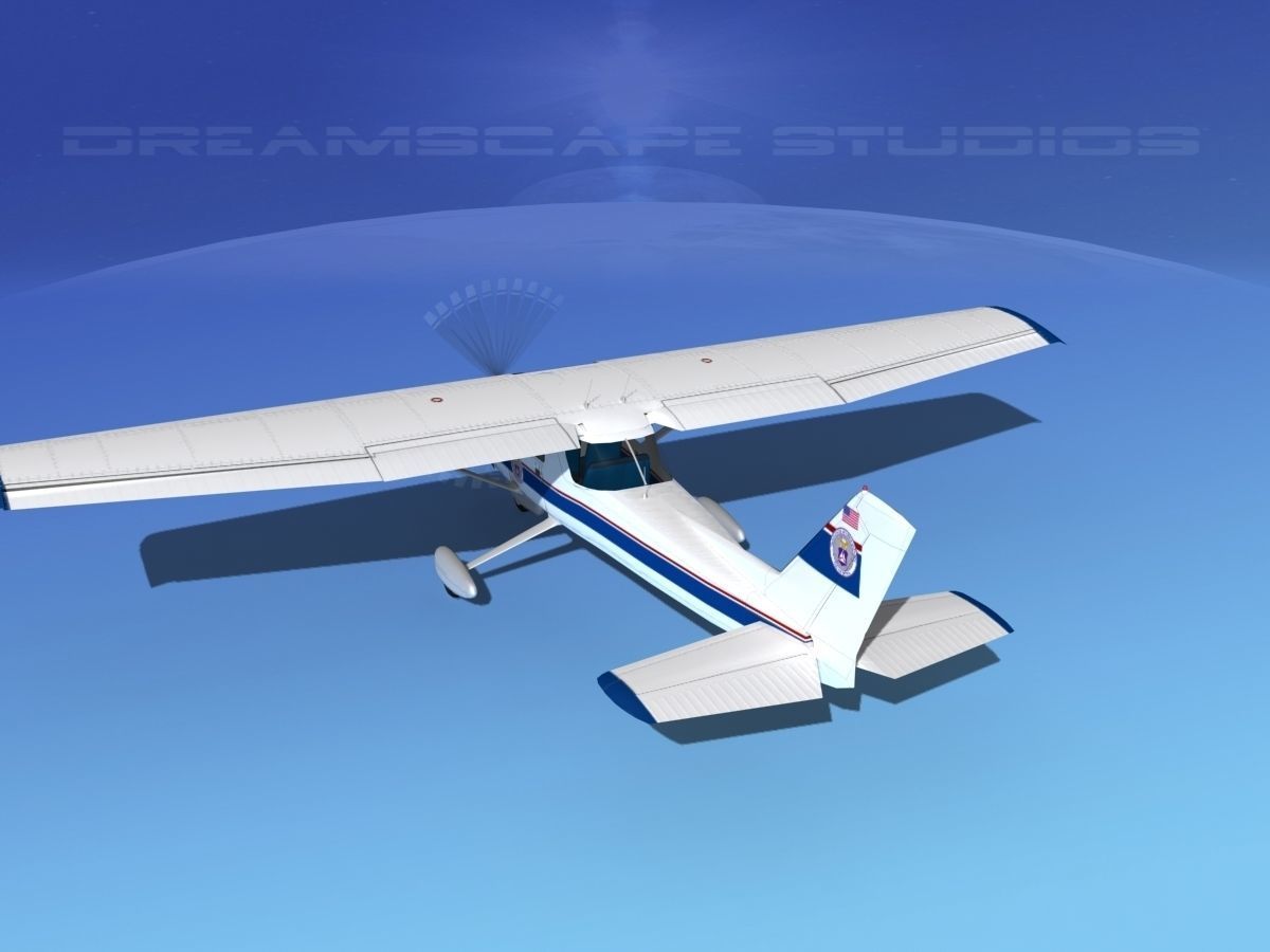 Cessna 152 Commuter V08 3D model_7