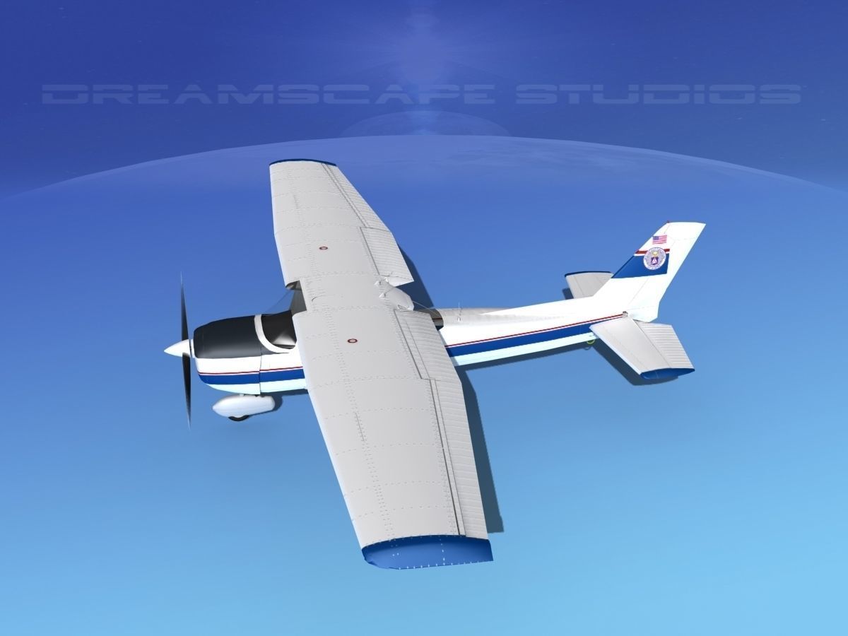 Cessna 152 Commuter V08 3D model_9