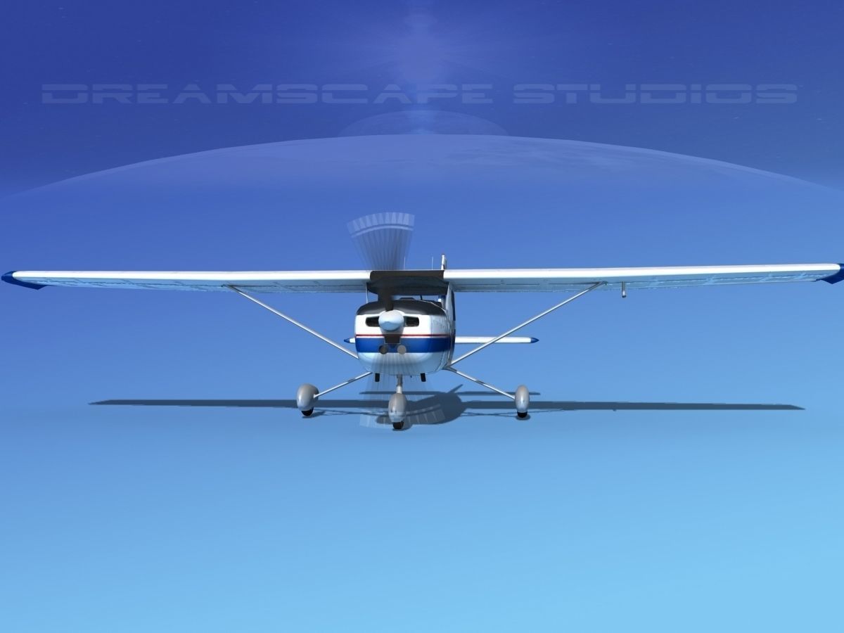 Cessna 152 Commuter V08 3D model_1
