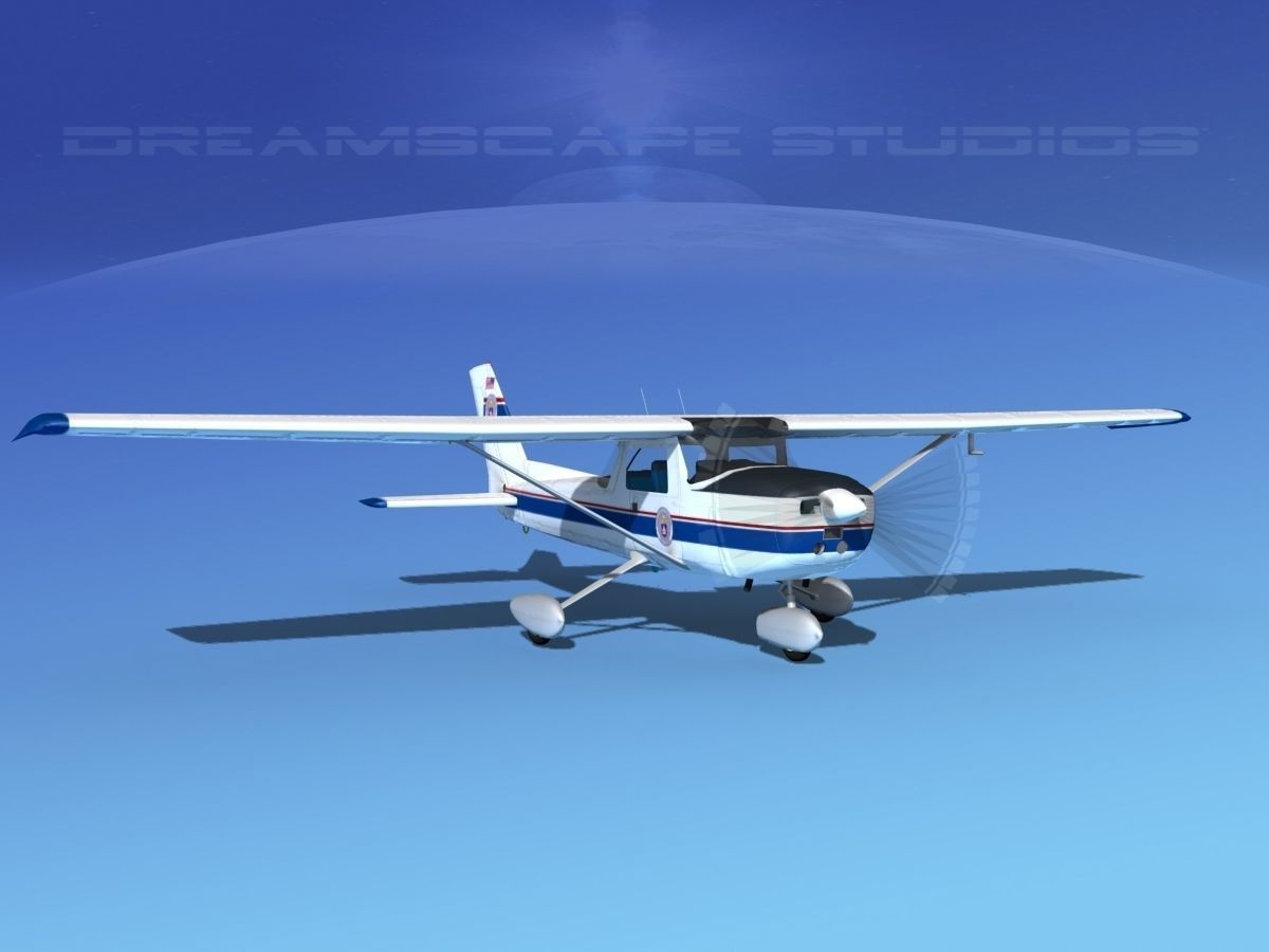 Cessna 152 Commuter V08 3D model_2