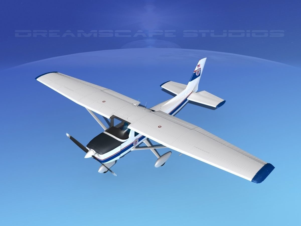 Cessna 152 Commuter V08 3D model_10