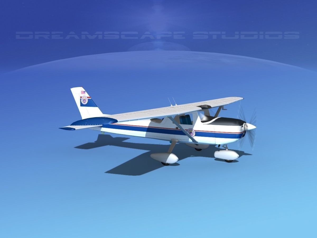 Cessna 152 Commuter V08 3D model_3