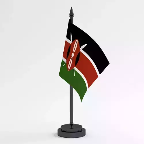 Table Flag Kenya