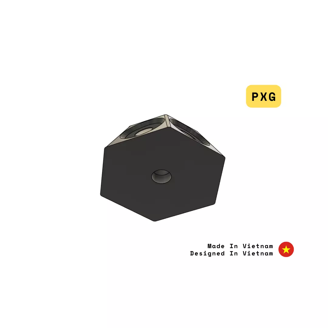 3D Scan Hexagon Marker Free Free 3D print model